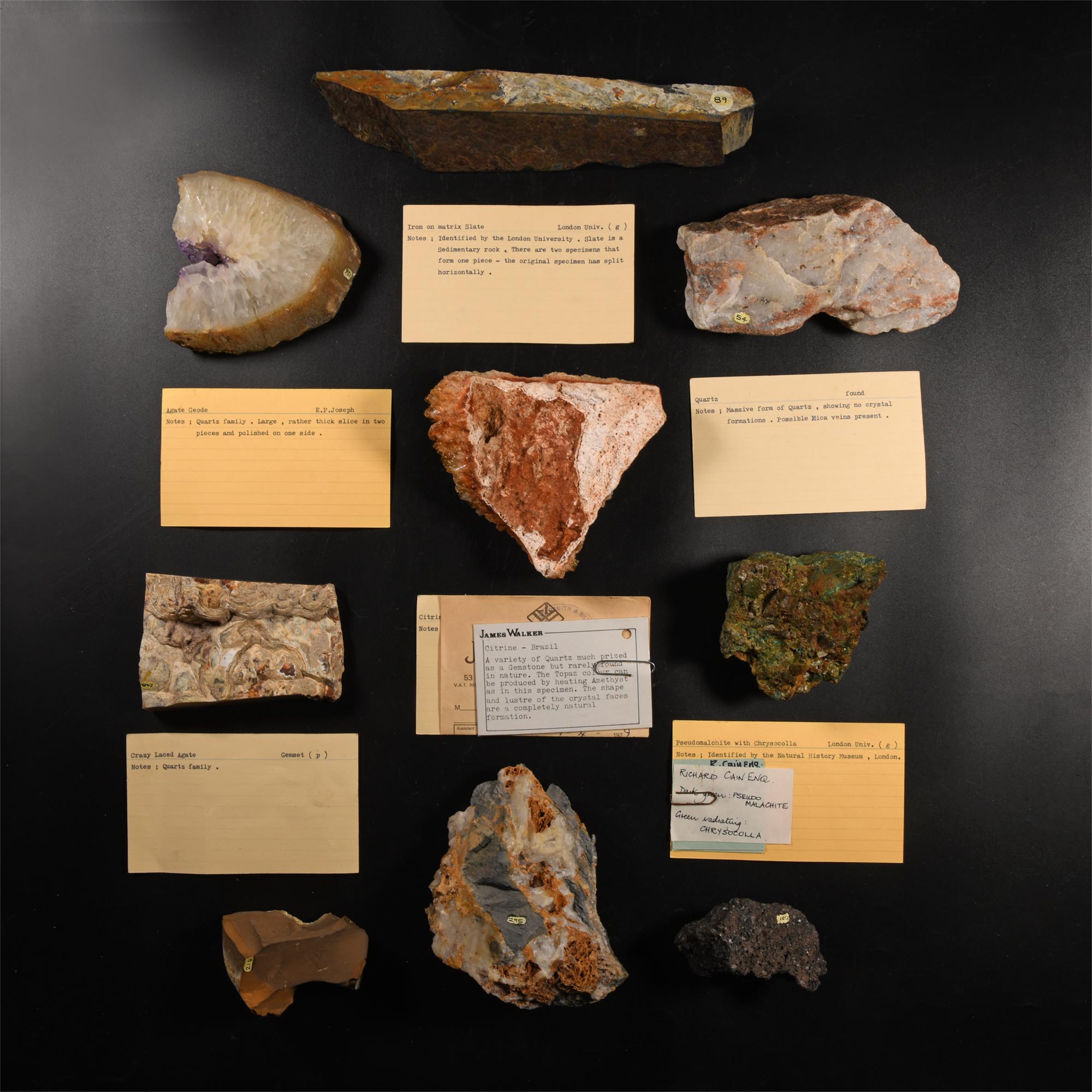 Natural History - Historic Mineral Specimen Collection