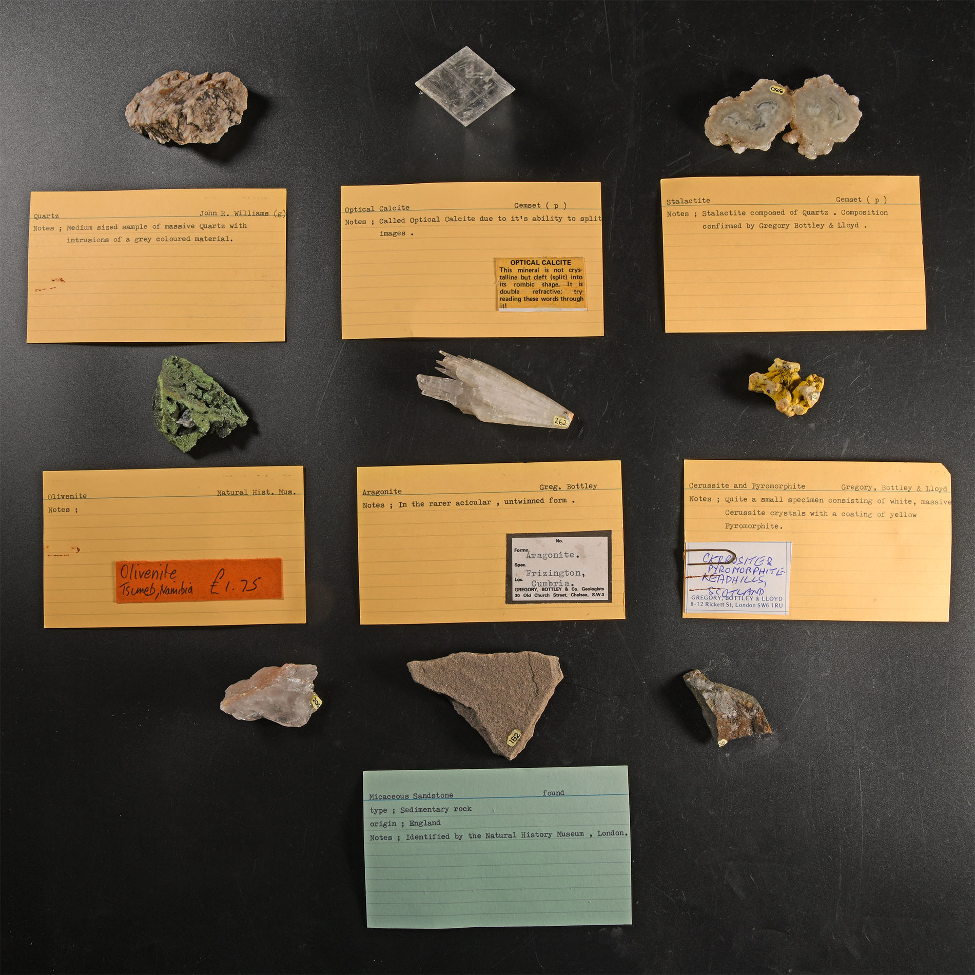 Natural History - Historic Mineral Specimen Collection