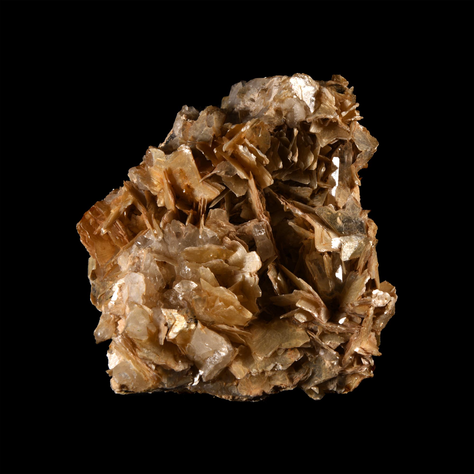 Natural History - Historic 'Brazil' Muscovite with Quartz Crystal Specimen