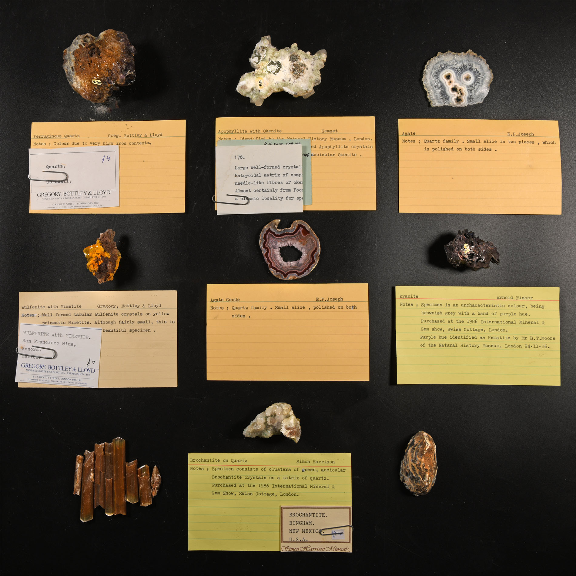 Natural History - Historic Mineral Specimen Collection