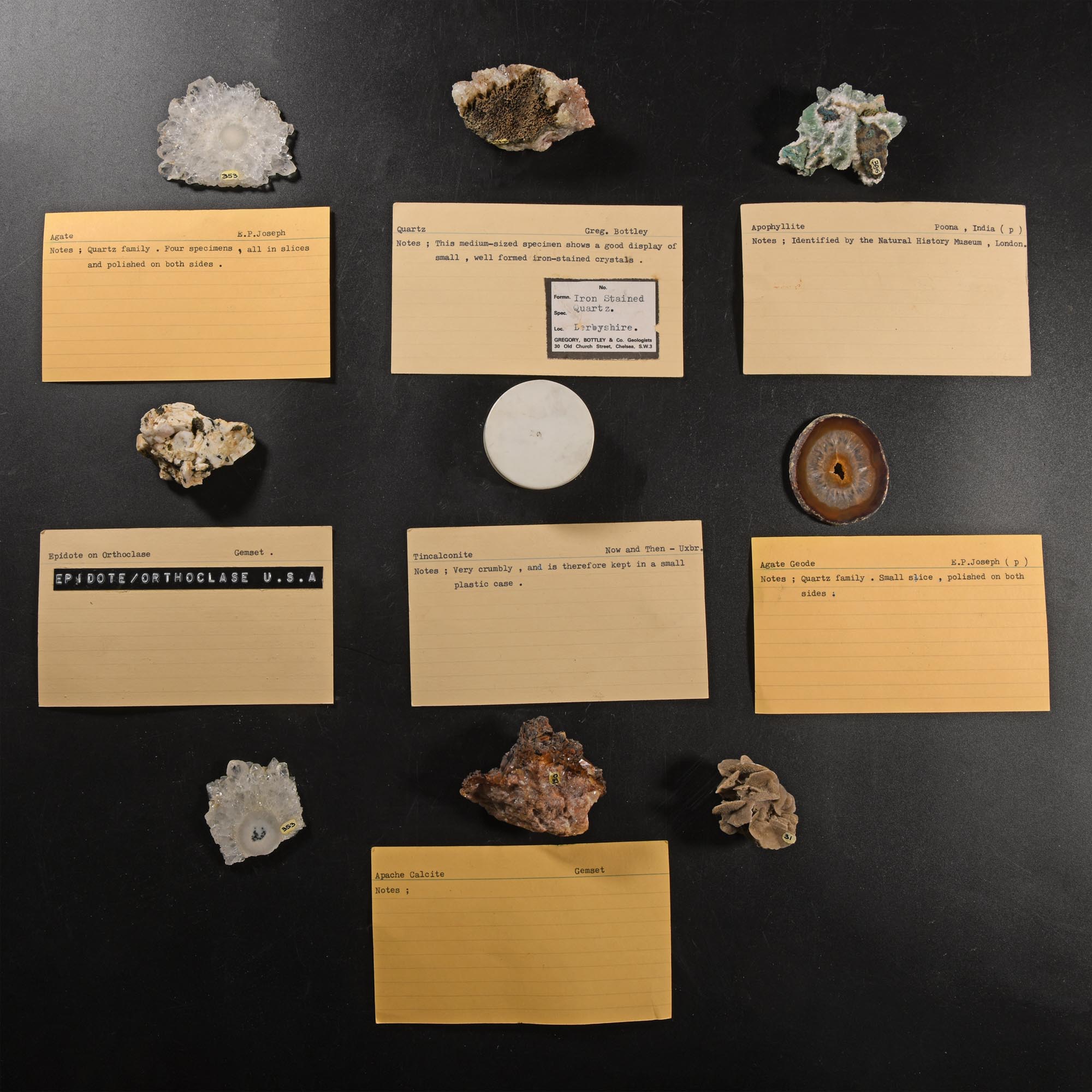 Natural History - Historic Mineral Specimen Collection