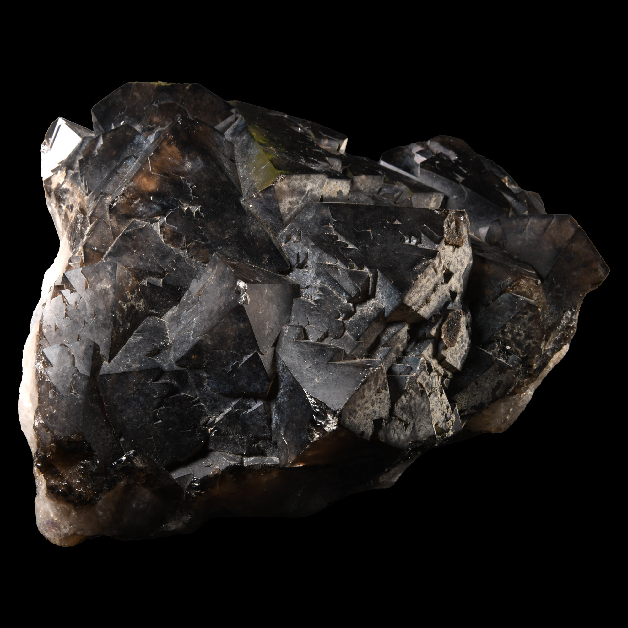 Natural History - Large Historic Smokey Quartz Crystal Specimen