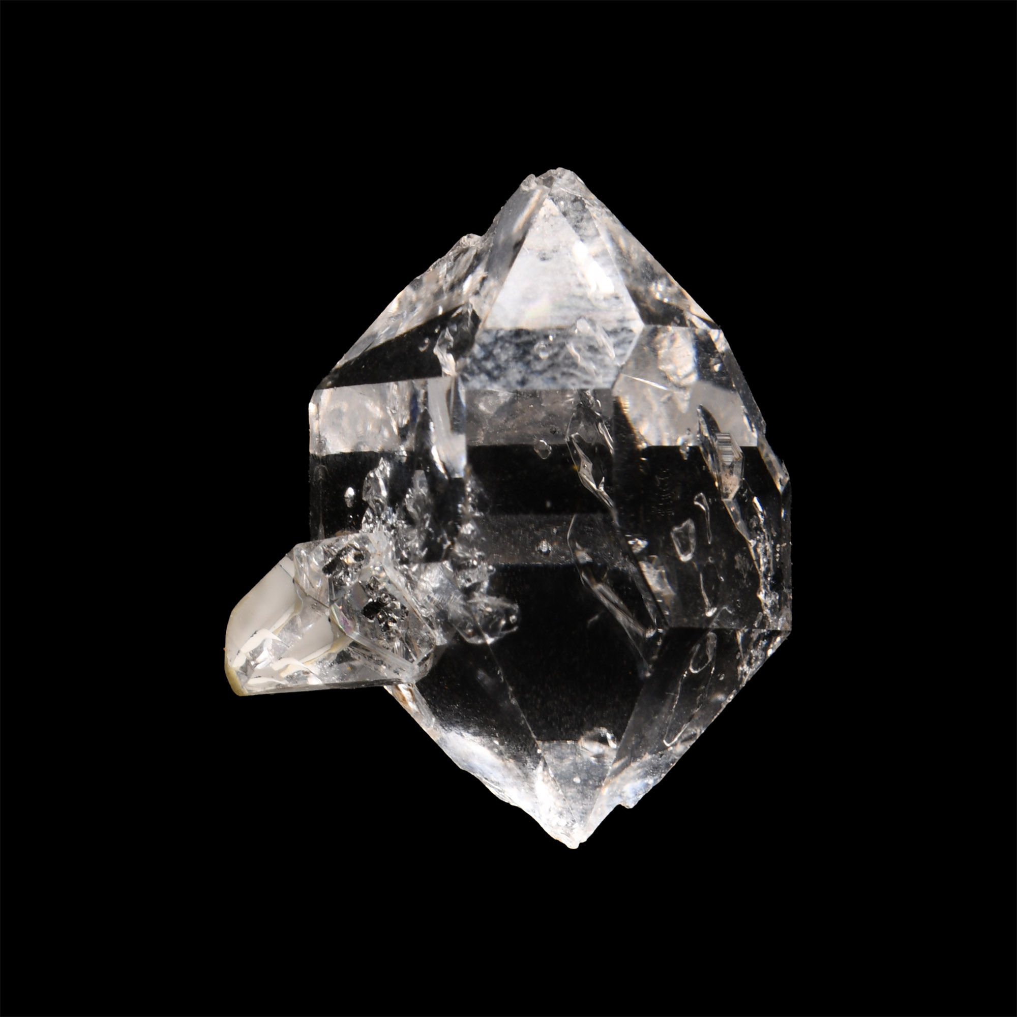 Natural History - Historic 'Herkimer Diamond' Quartz Crystal Specimen