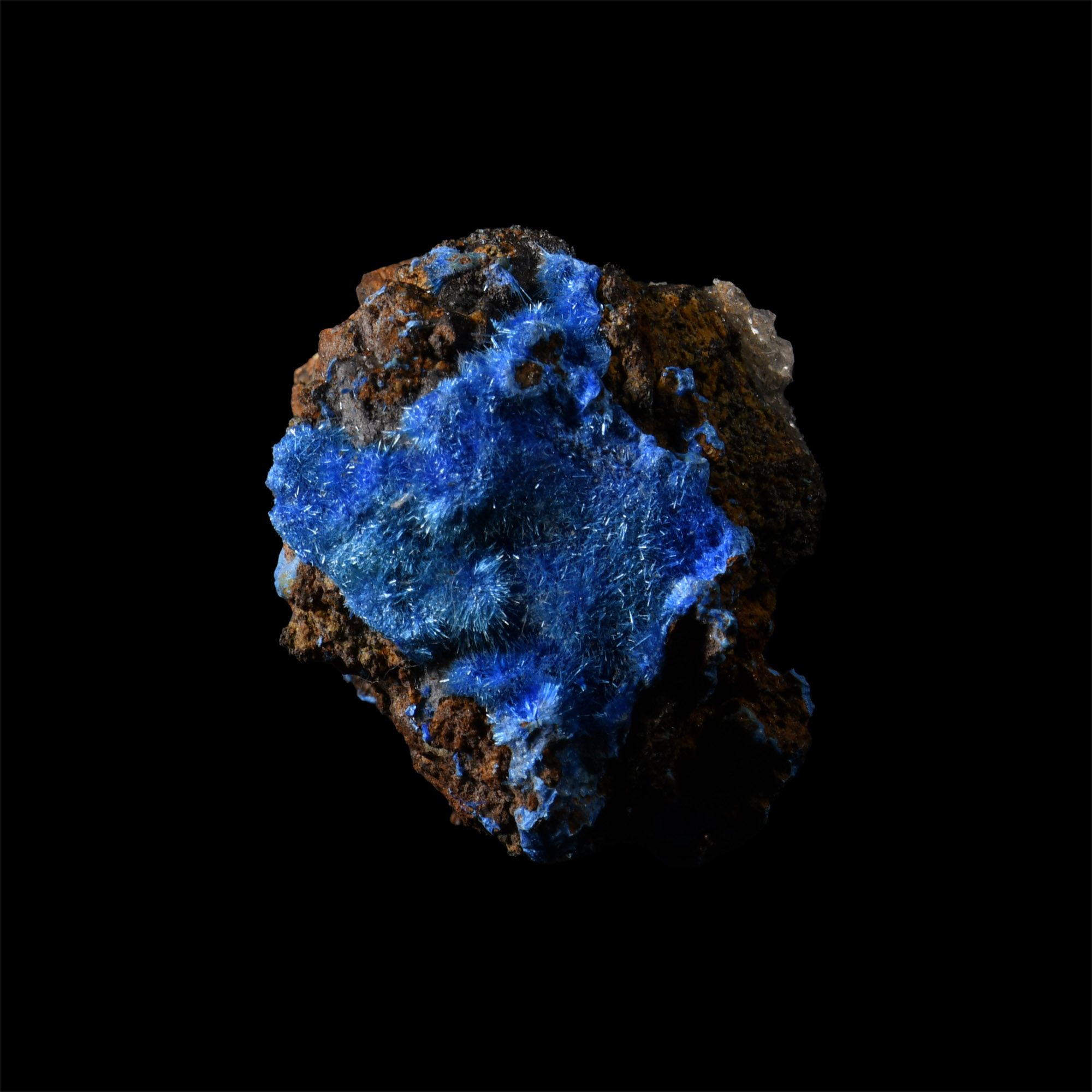 Natural History - Historic 'Grandview Mine, Grand Canyon' Cyanotrichite Mineral Specimen