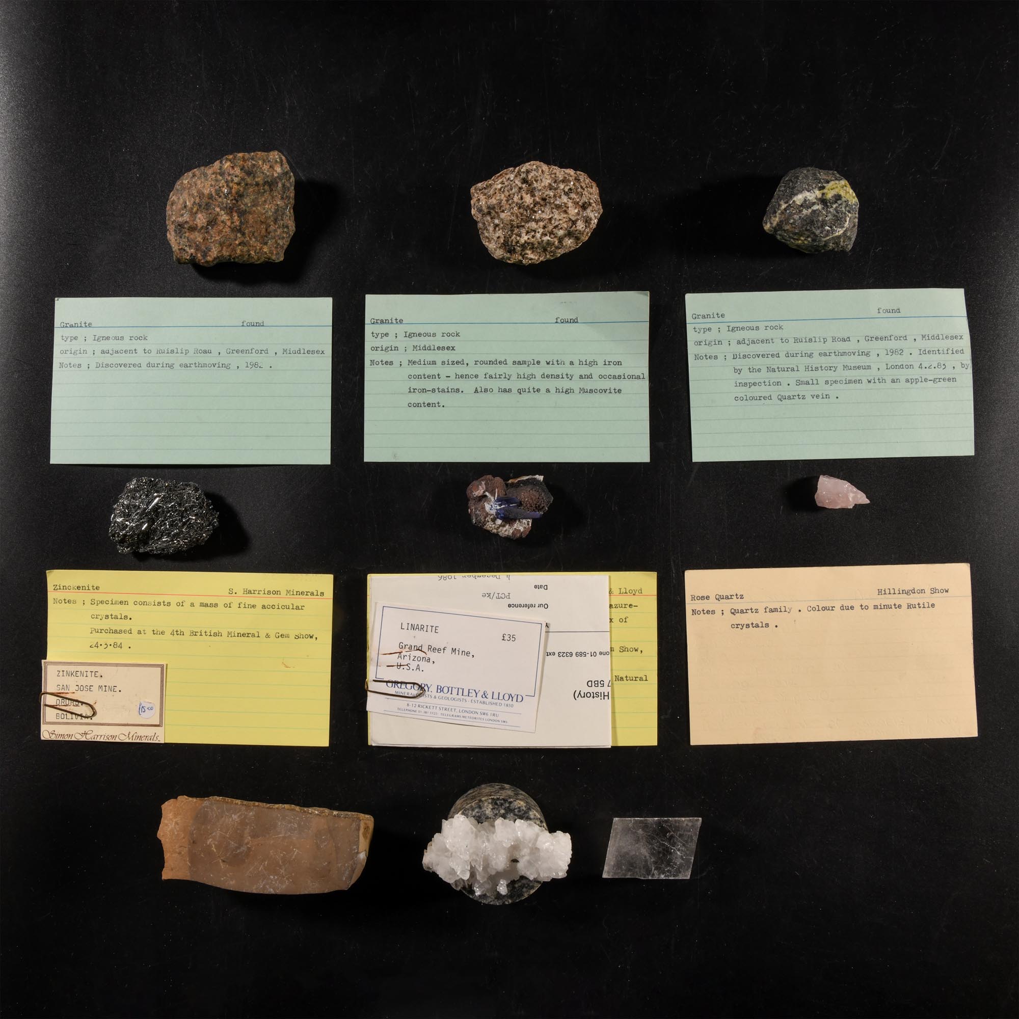 Natural History - Historic Mineral Specimen Collection
