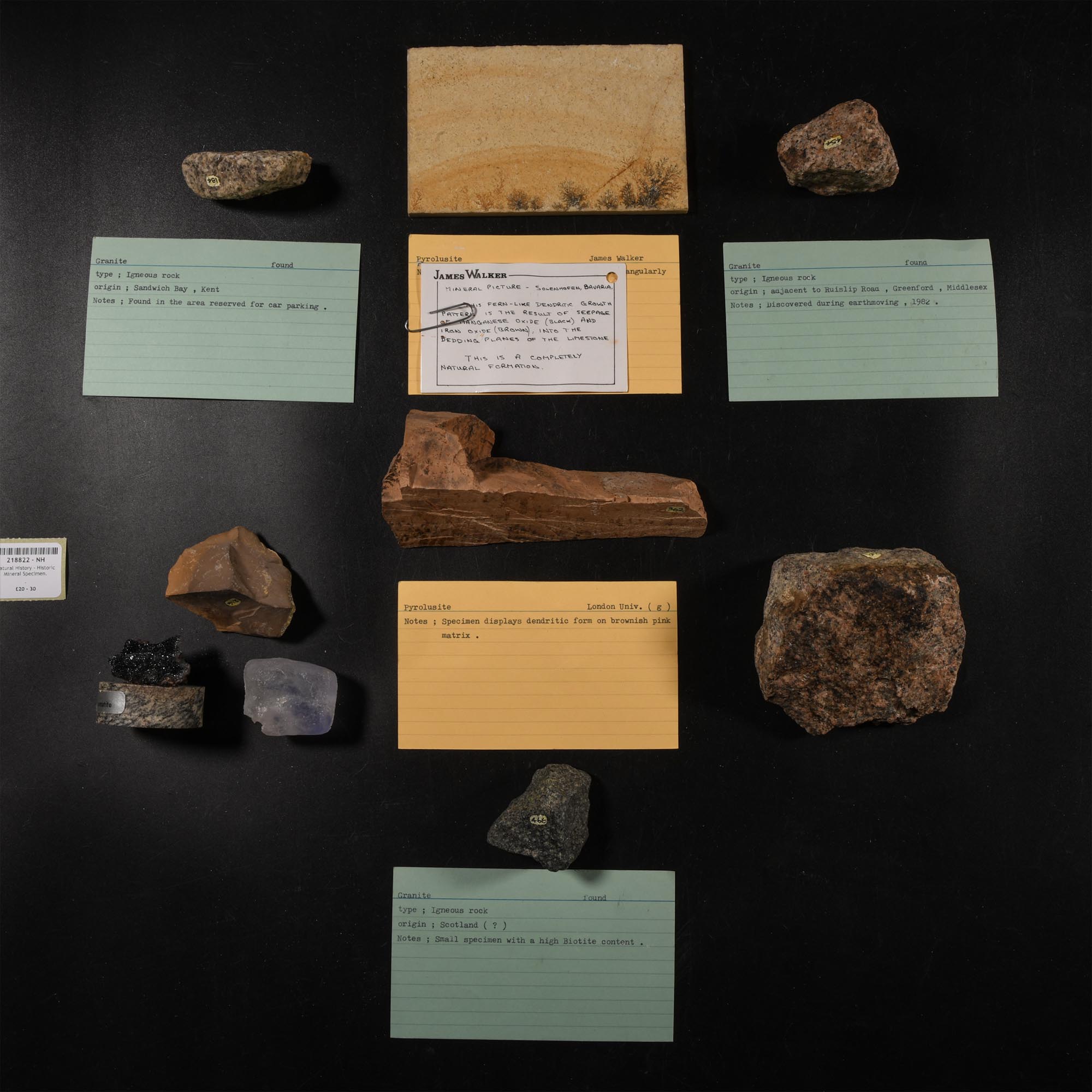 Natural History - Historic Mineral Specimen Collection