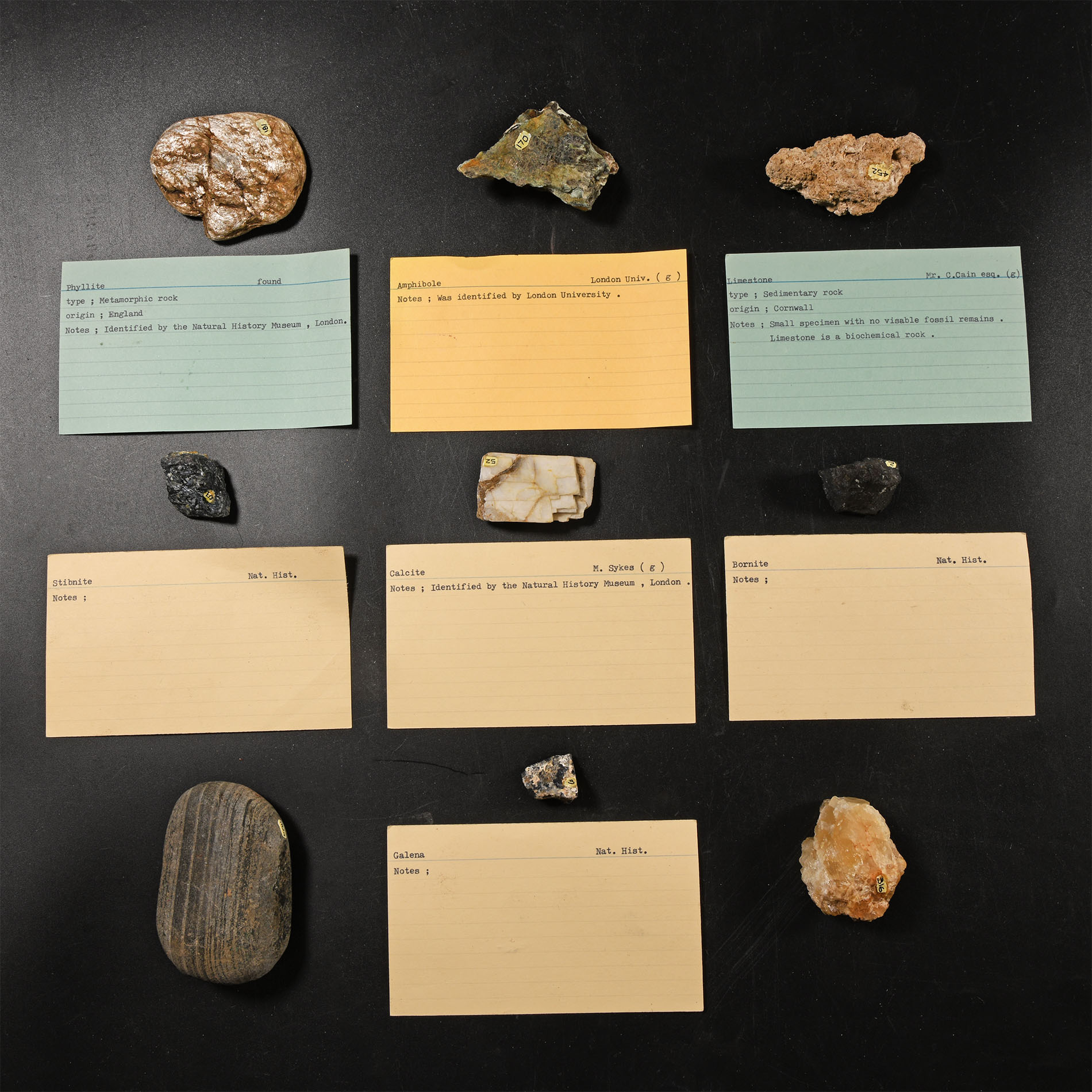 Natural History - Historic Mineral Specimen Collection
