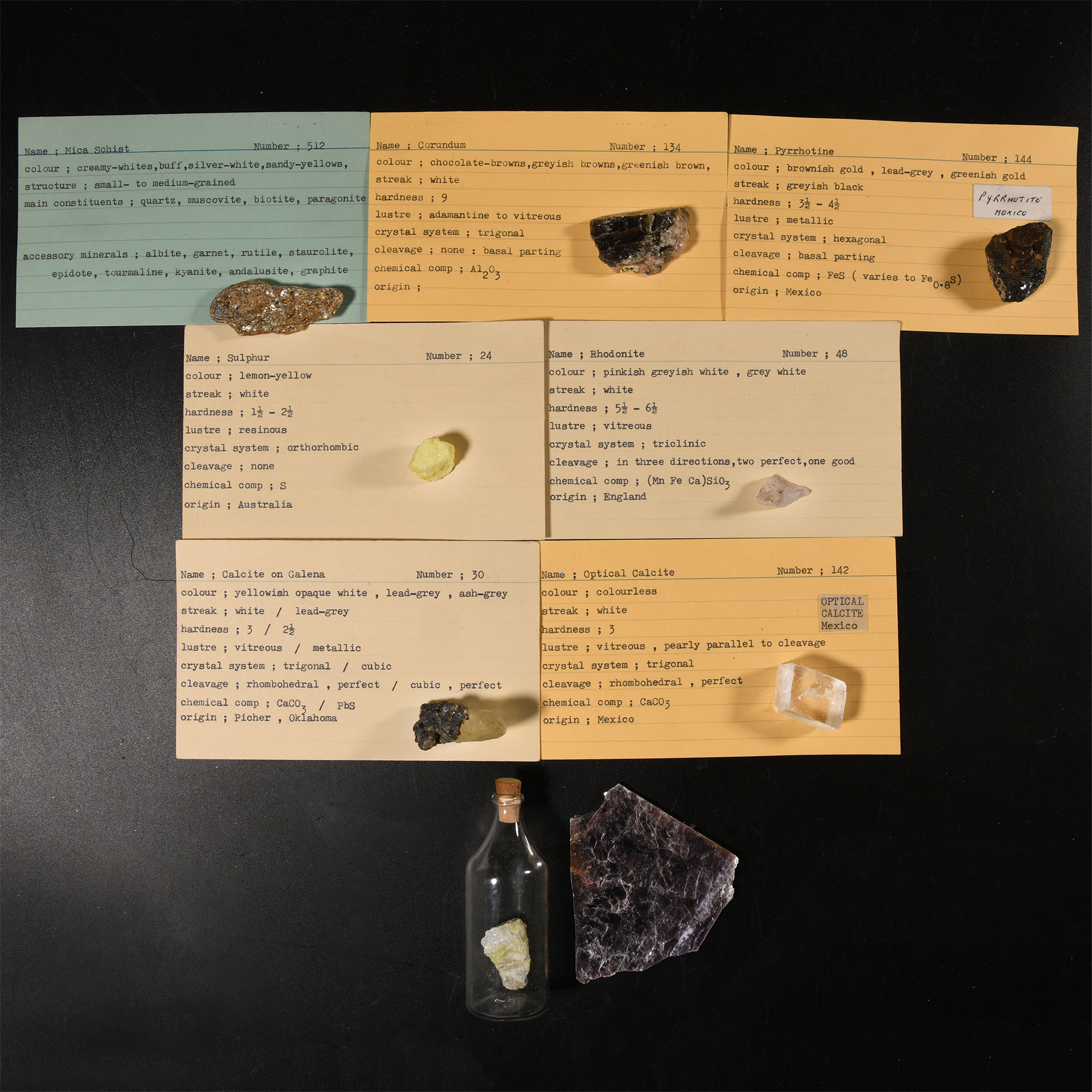 Natural History - Historic Mineral Specimen Collection