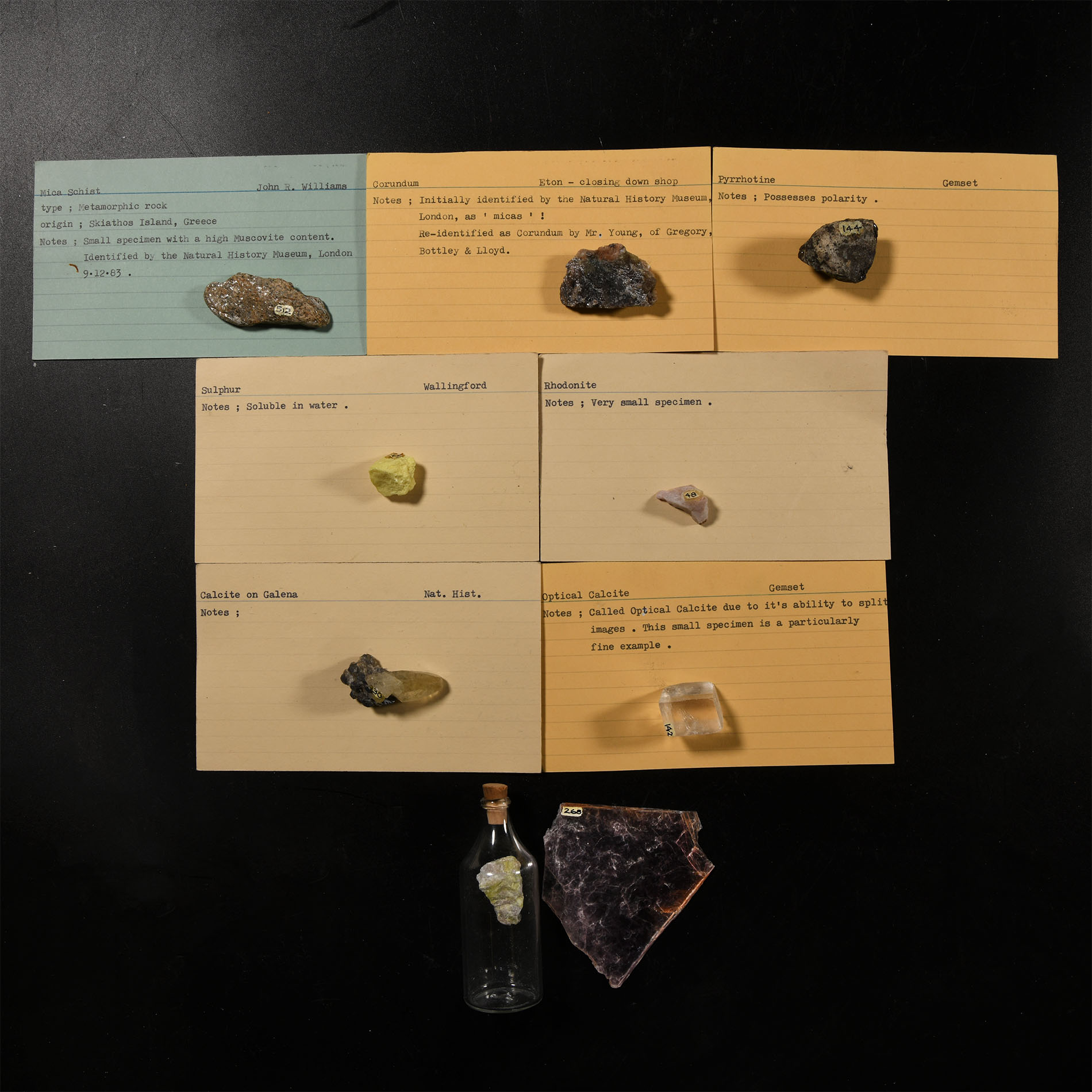 Natural History - Historic Mineral Specimen Collection