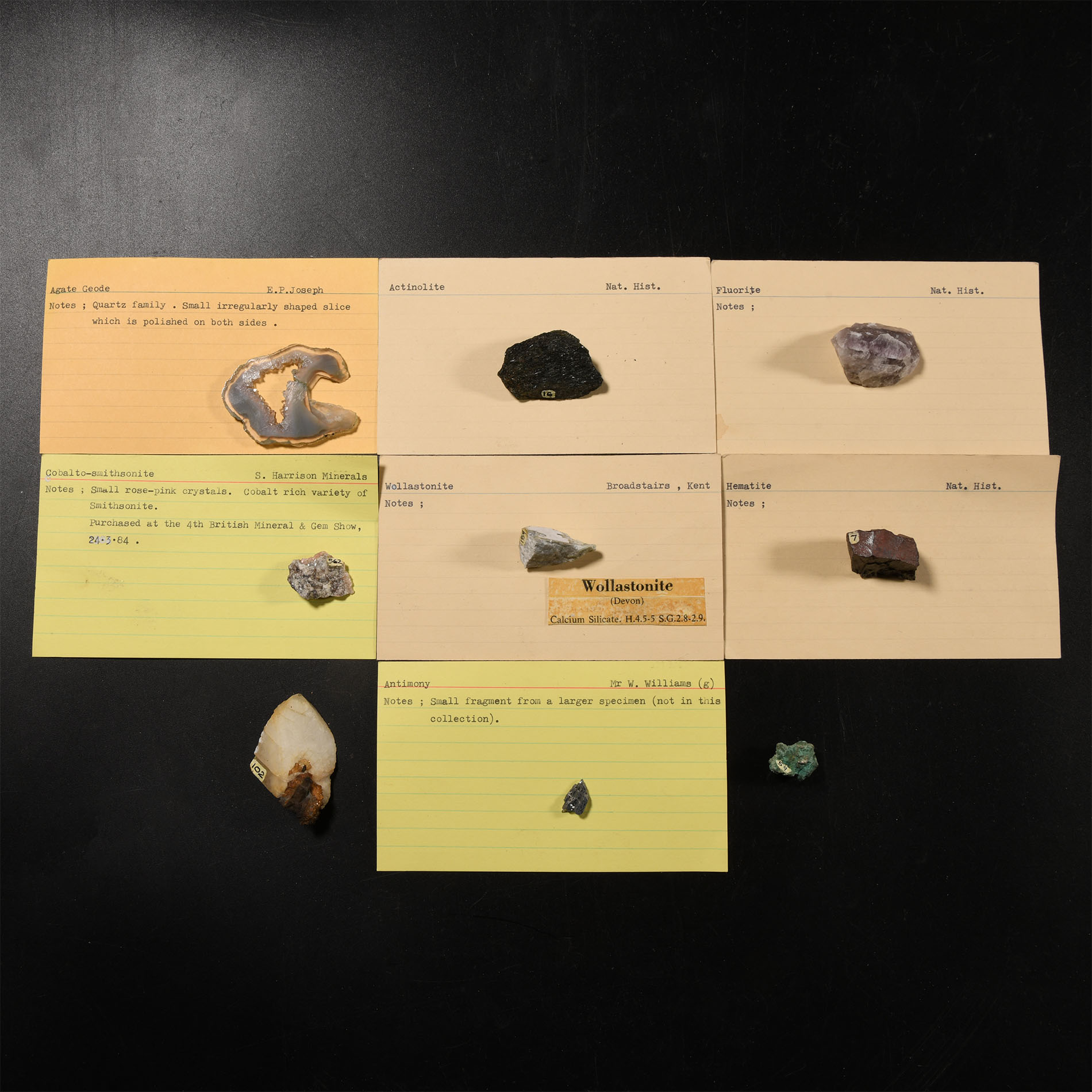 Natural History - Historic Mineral Specimen Collection