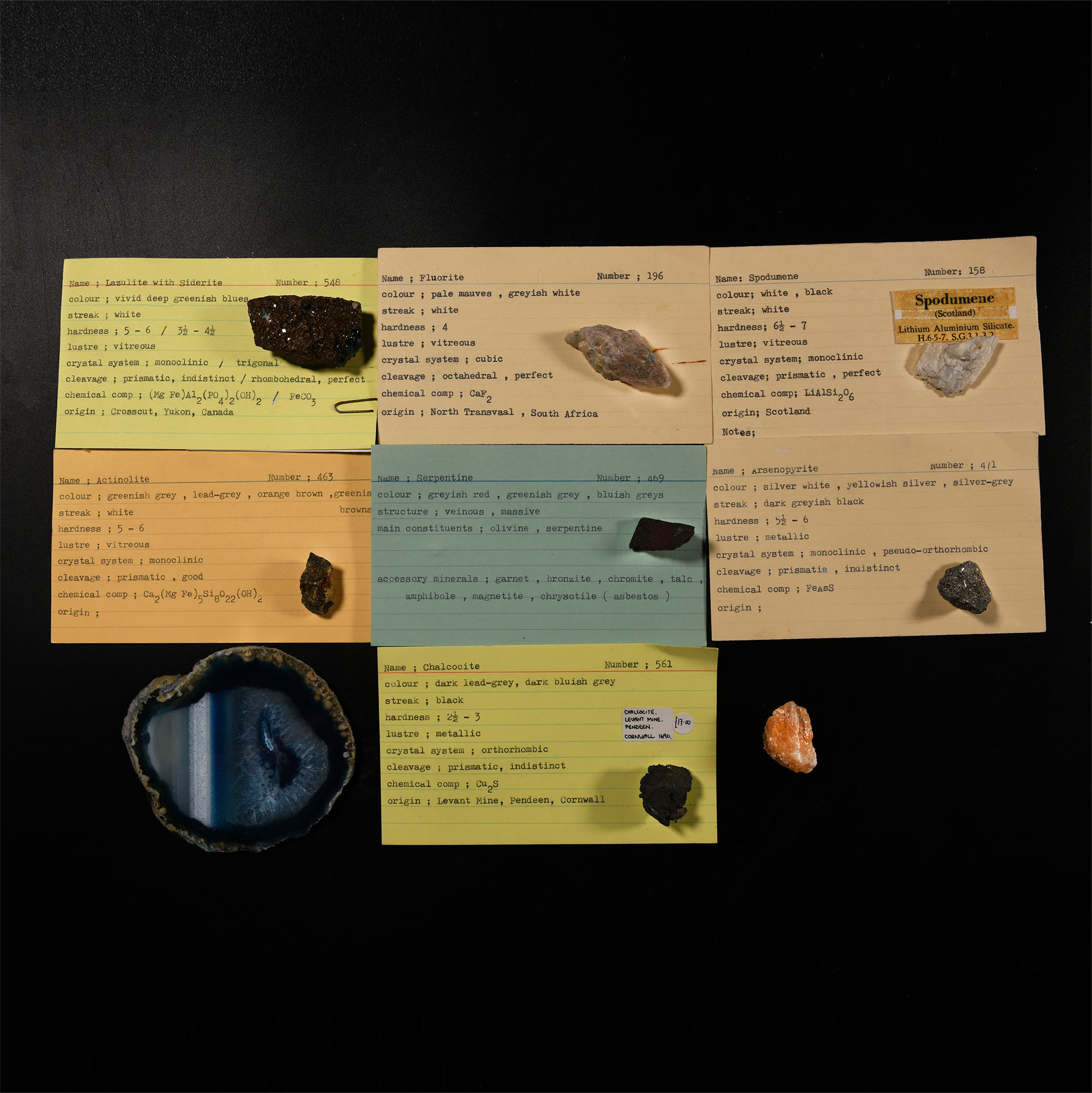 Natural History - Historic Mineral Specimen Collection