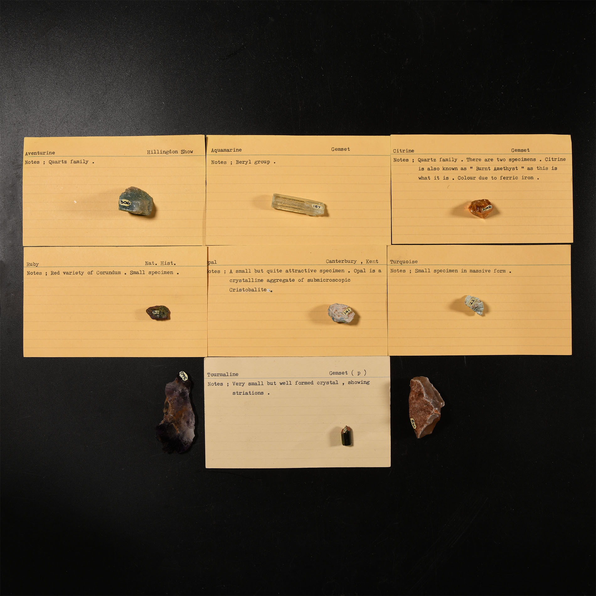 Natural History - Historic Mineral Specimen Collection