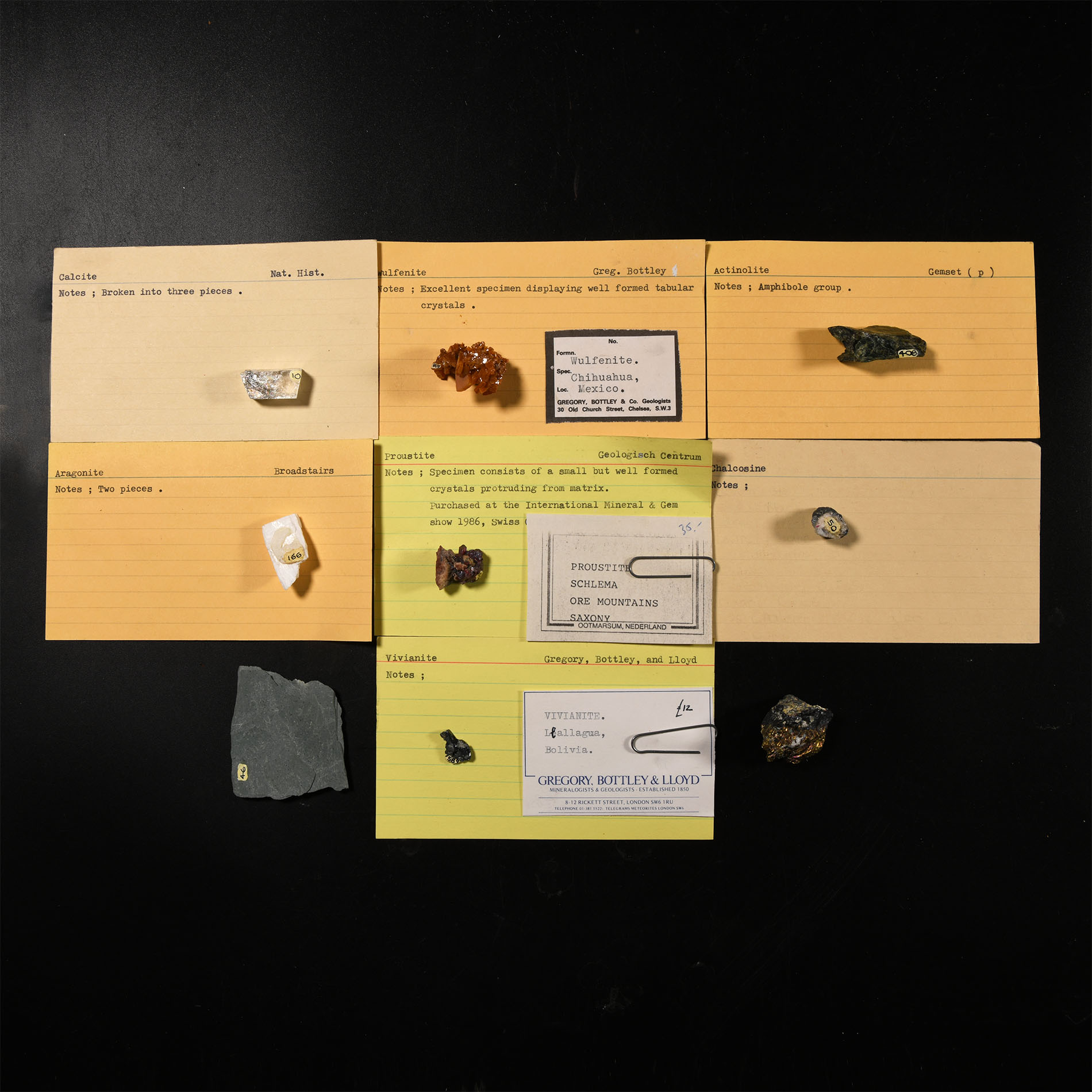 Natural History - Historic Mineral Specimen Collection
