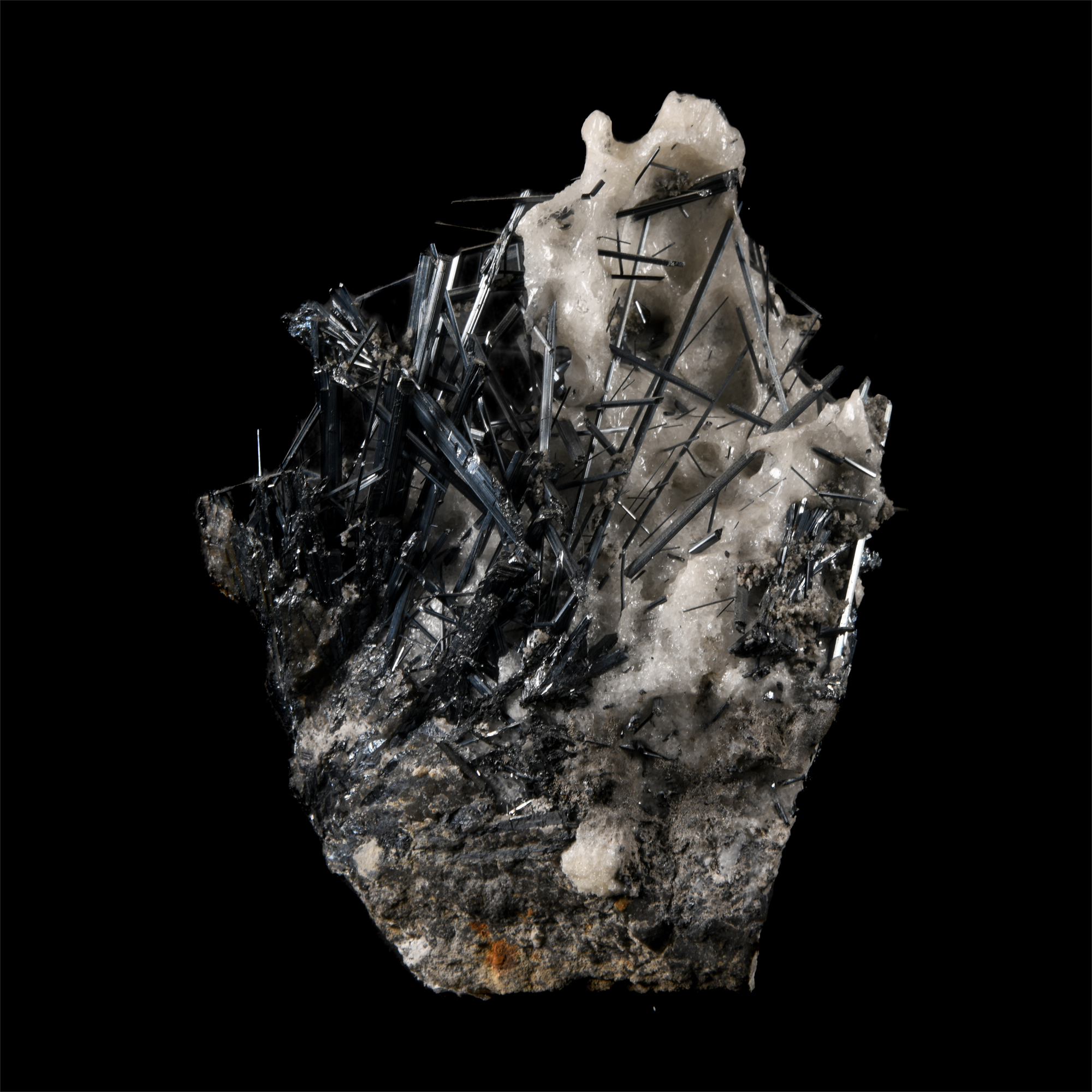 Natural History - Historic 'Manciano, Tuscany' Stibnite Mineral Specimen