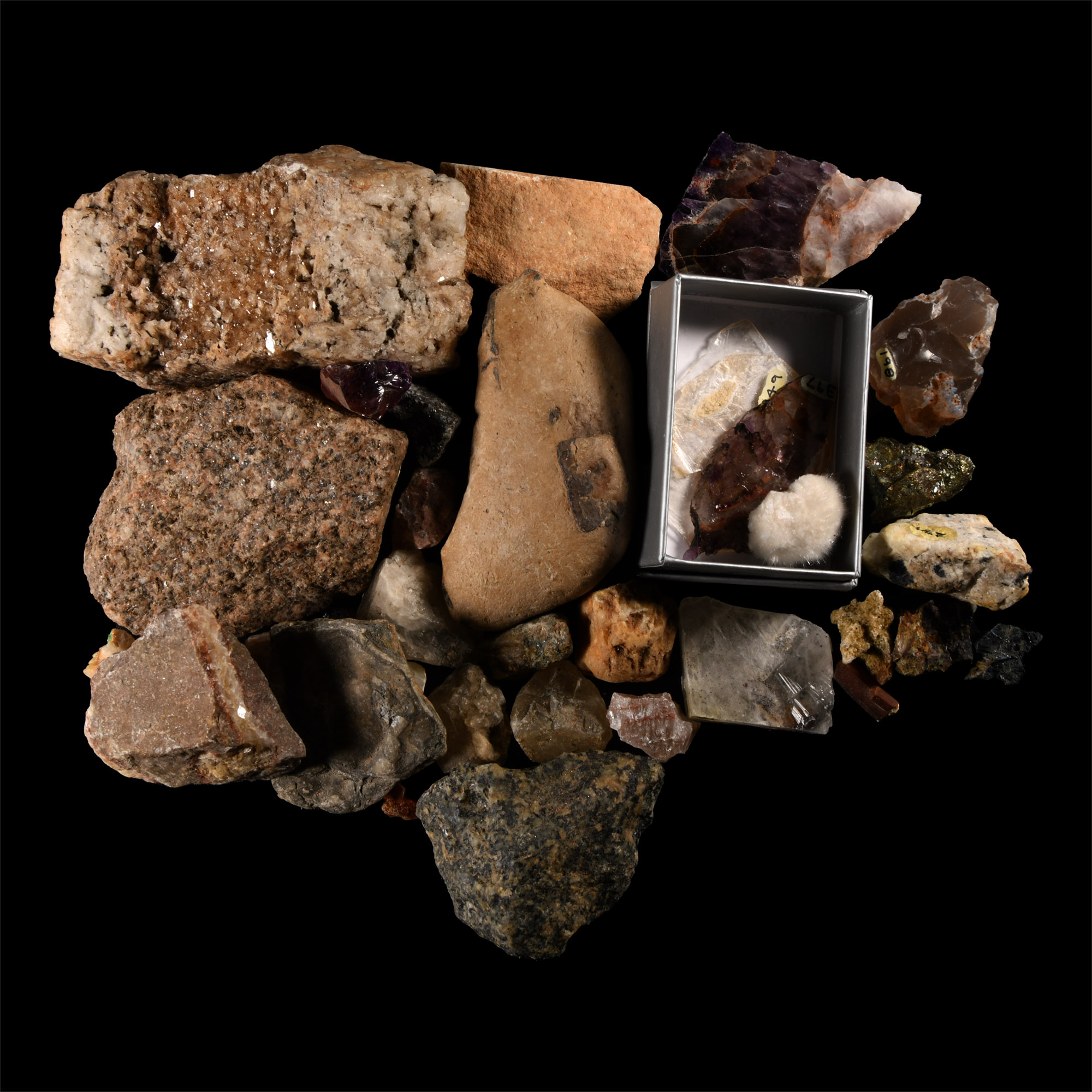 Natural History - Mixed Mineral Specimen Group