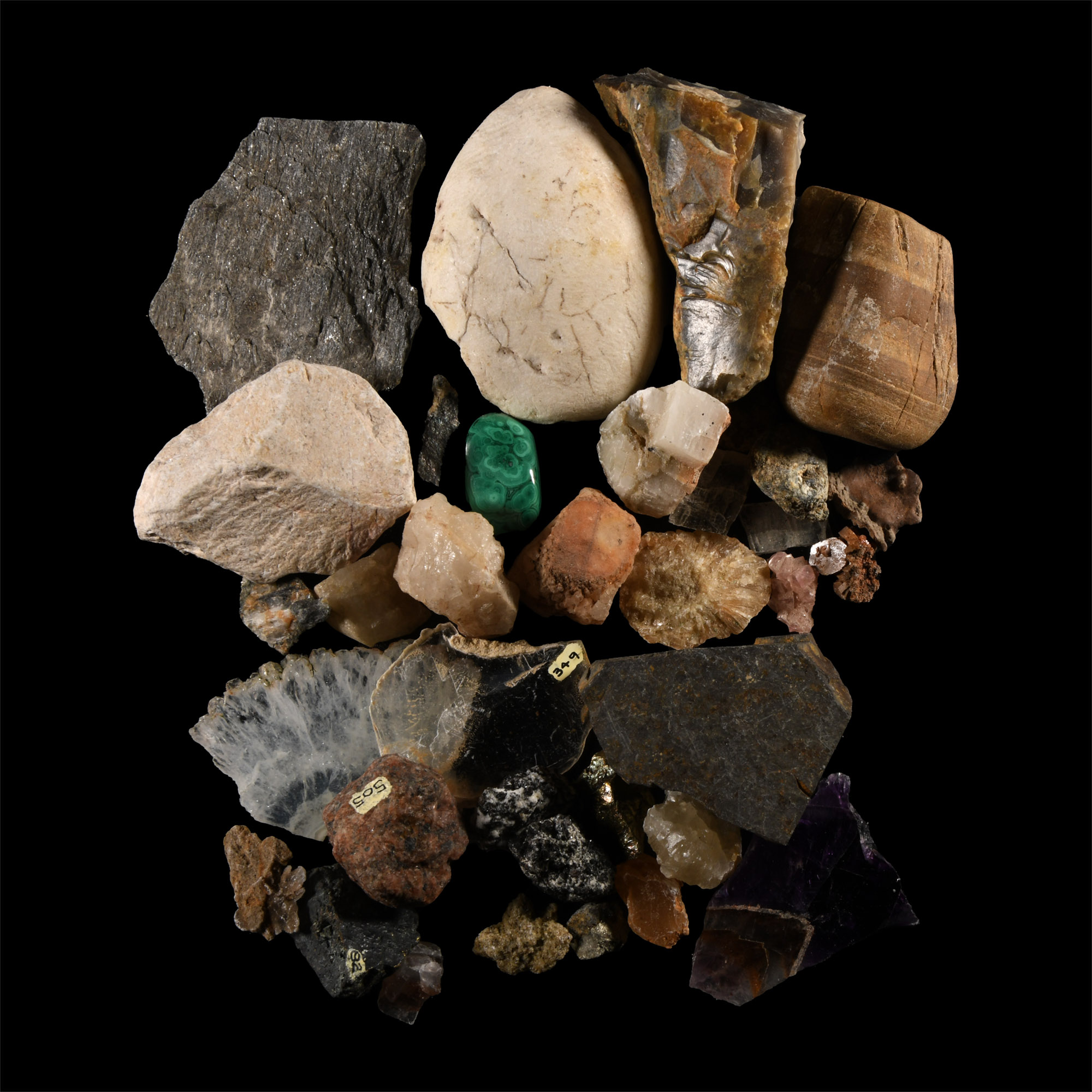 Natural History - Mixed Mineral Specimen Group