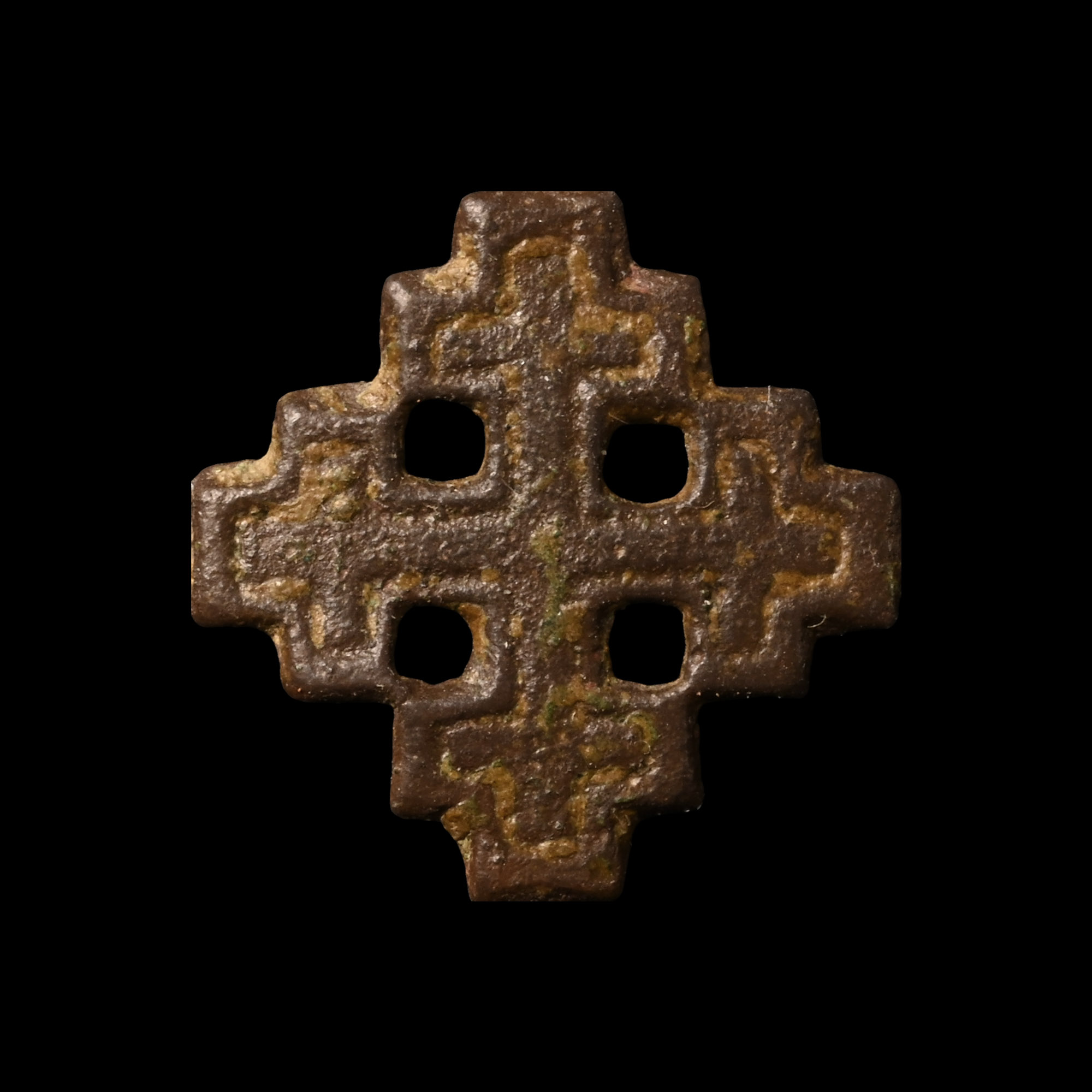 Medieval Bronze Knight's Holy Sepulchre Badge