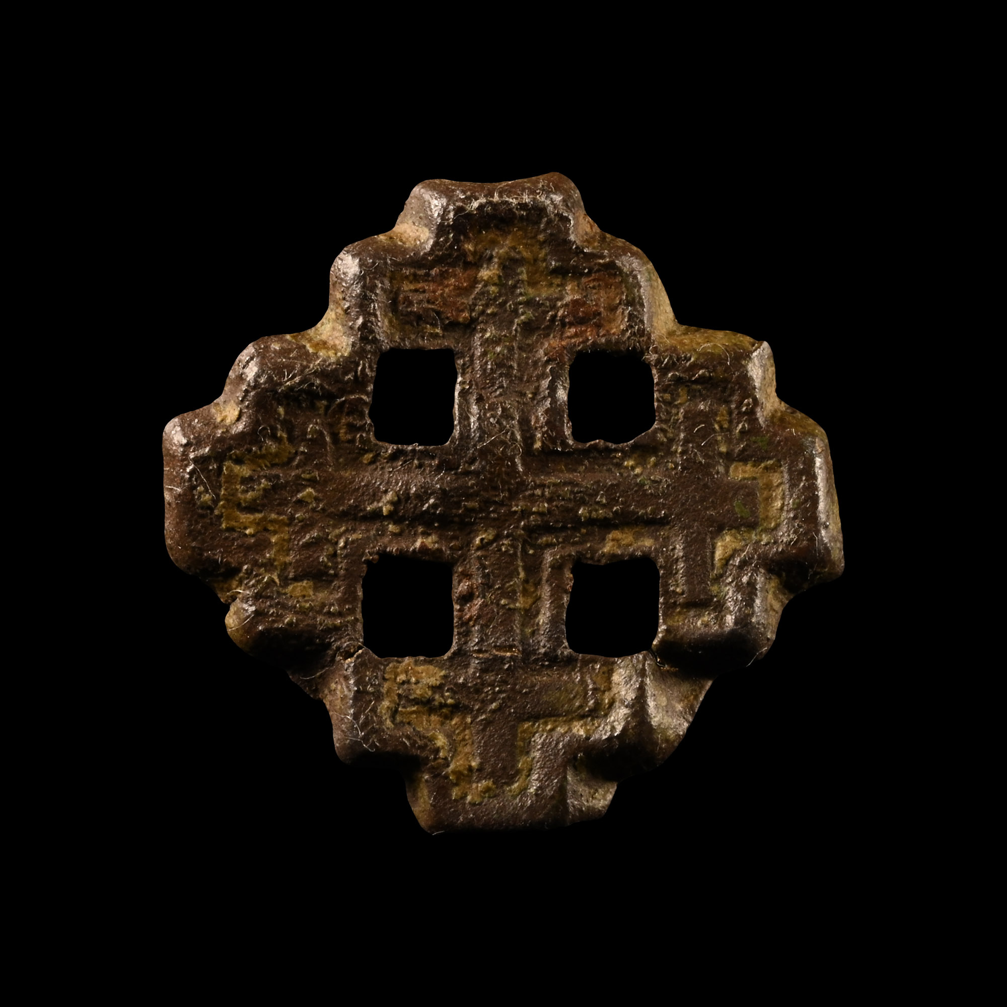 Medieval Bronze Knight's Holy Sepulchre Badge