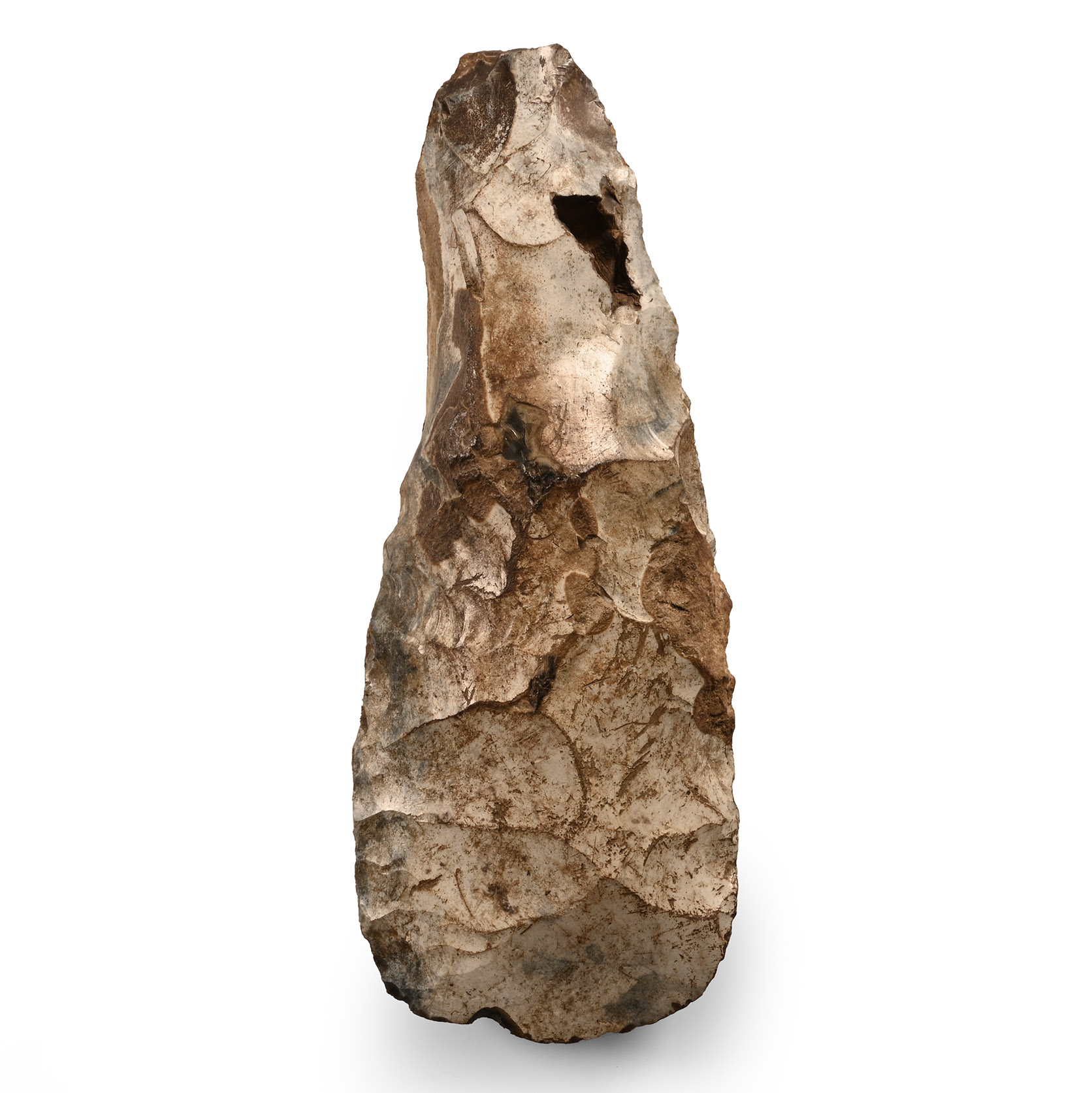 Stone Age Knapped 'Norfolk' Grey Flint Axehead
