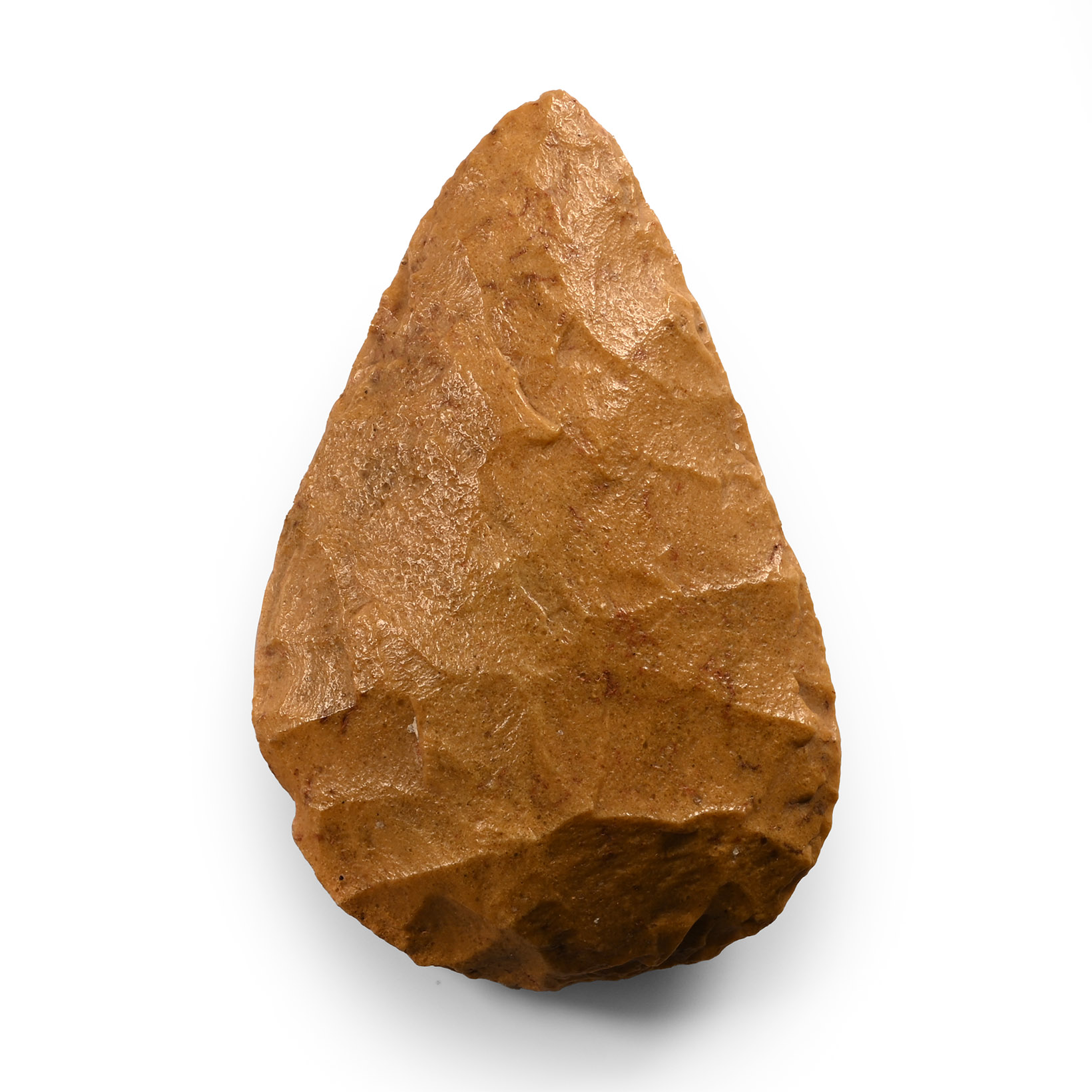 Stone Age Teardrop-Shaped Knapped Chert Axehead