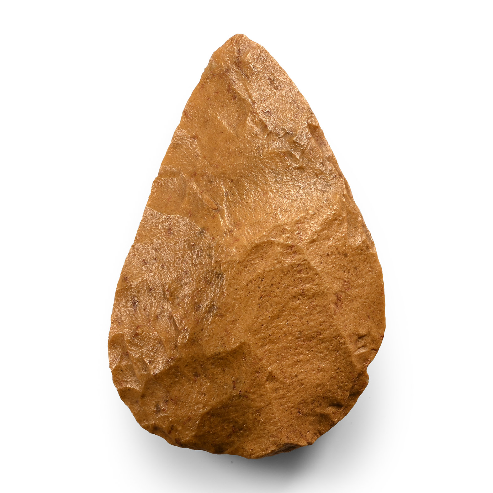 Stone Age Teardrop-Shaped Knapped Chert Axehead