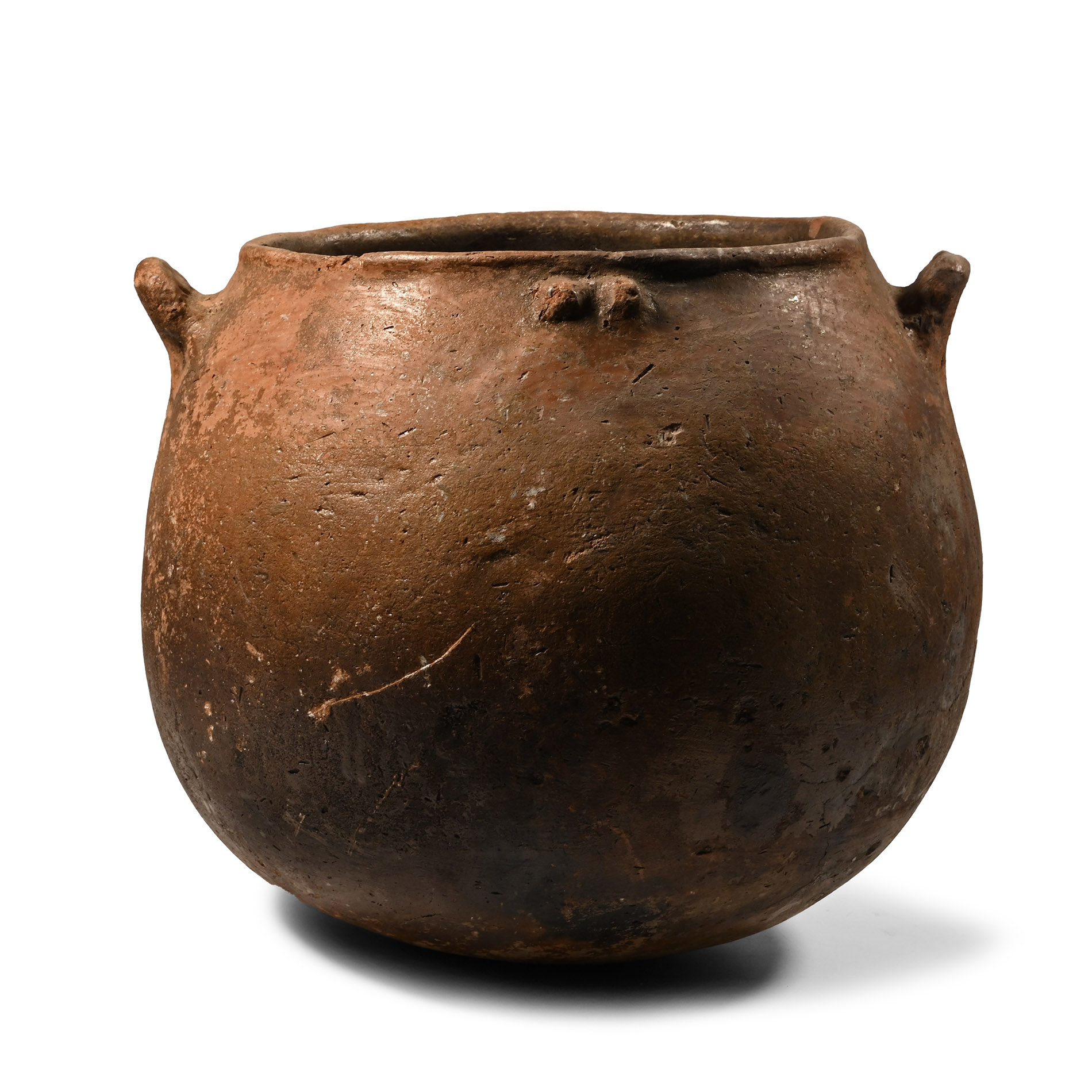 Very Large Cypriot Red Burnished Ware Cooking Pot