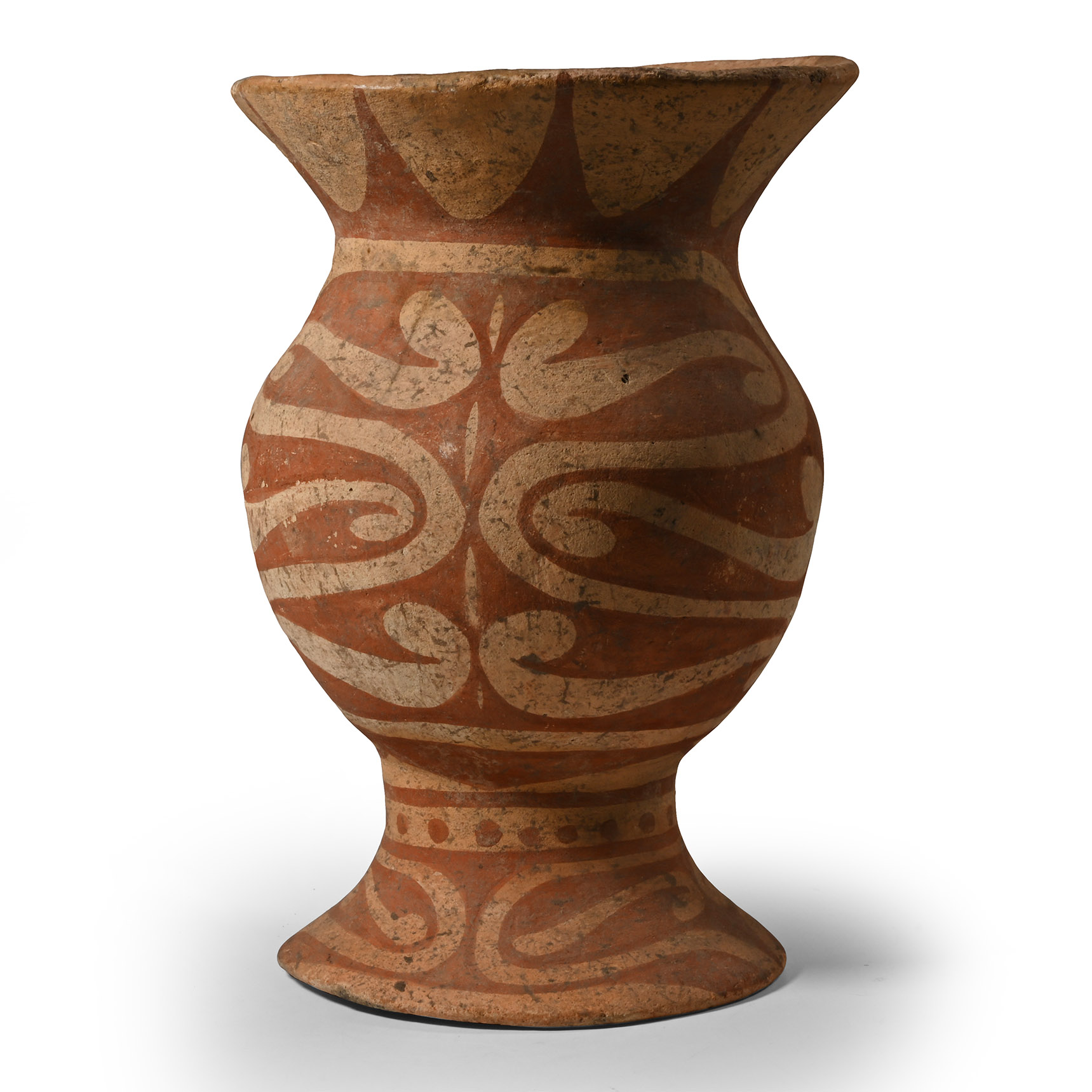 South East Asian Ban Chiang Period Painted Chalice