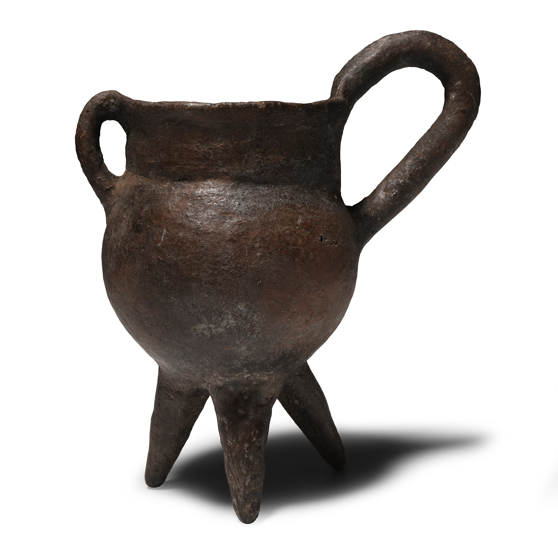 Cypriot Terracotta Tripod Jug