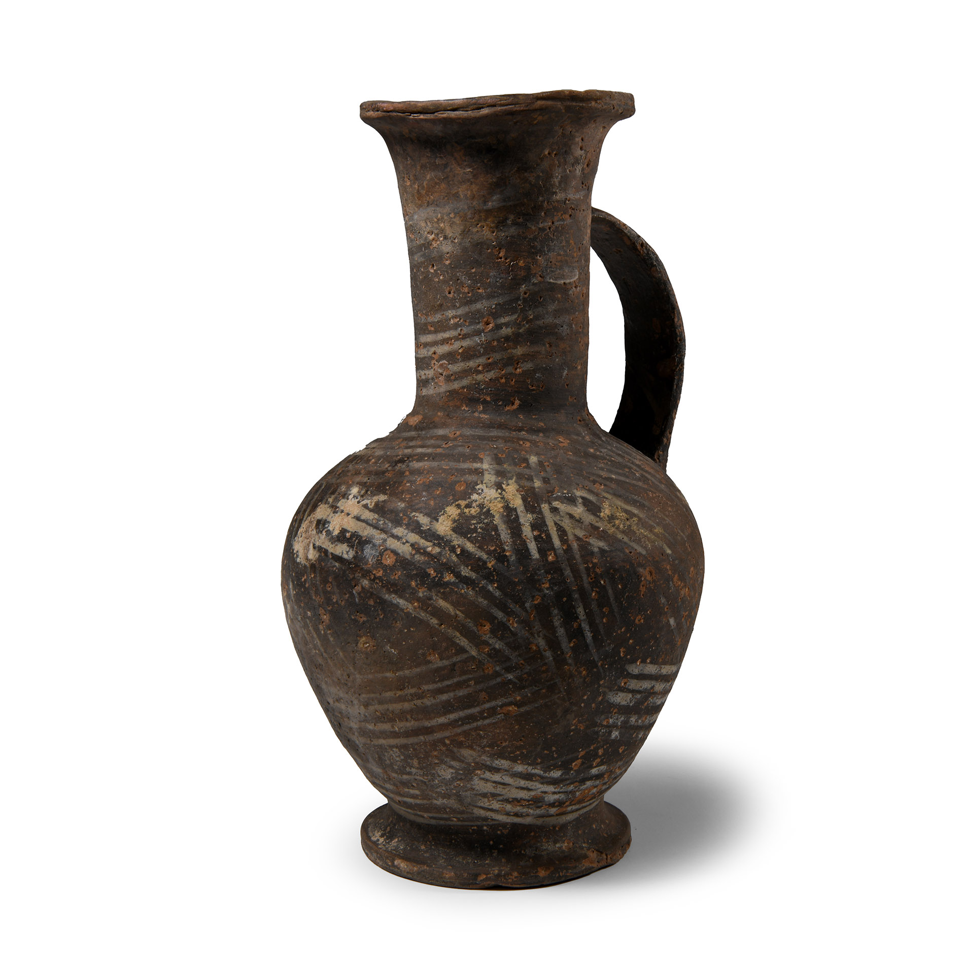 Cypriot Brown Ware Base-Ring Terracotta Jug