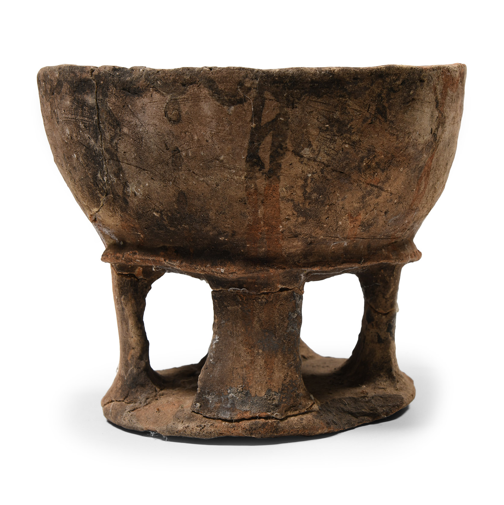 Cypriot White-Slip Ware Four Footed Bowl
