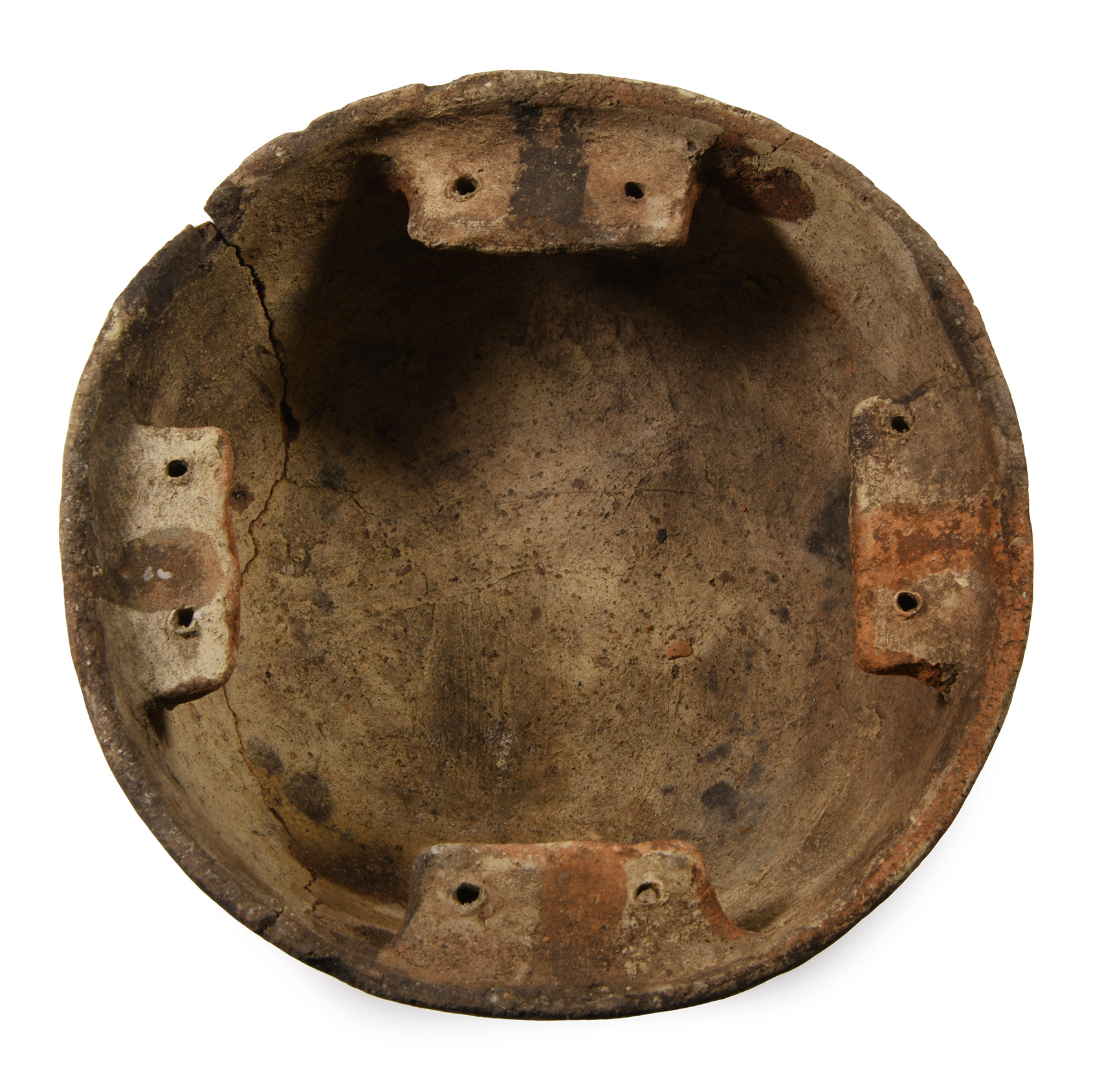 Cypriot White-Slip Ware Four Footed Bowl