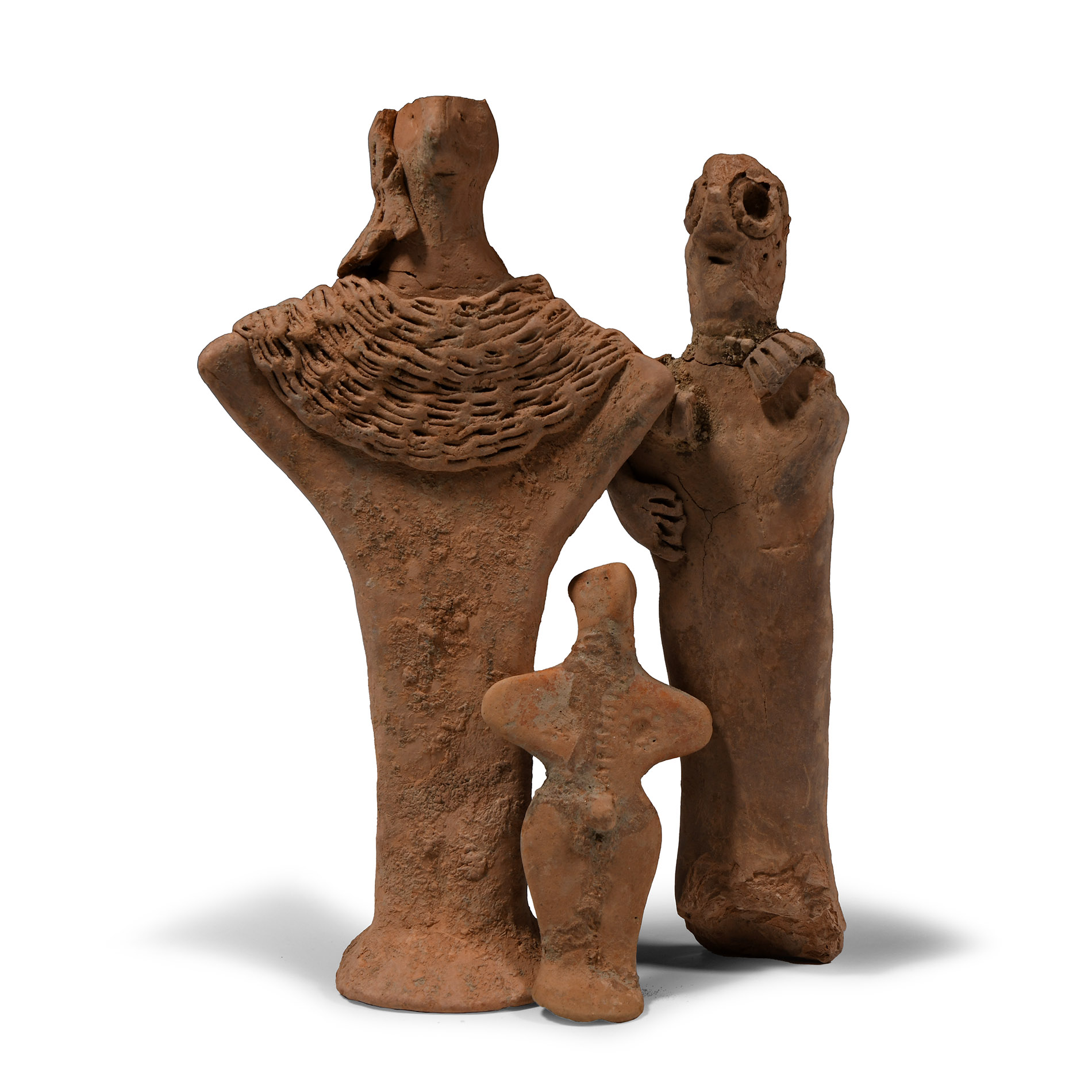 Syro-Hittite Terracotta Fertility Idol Group