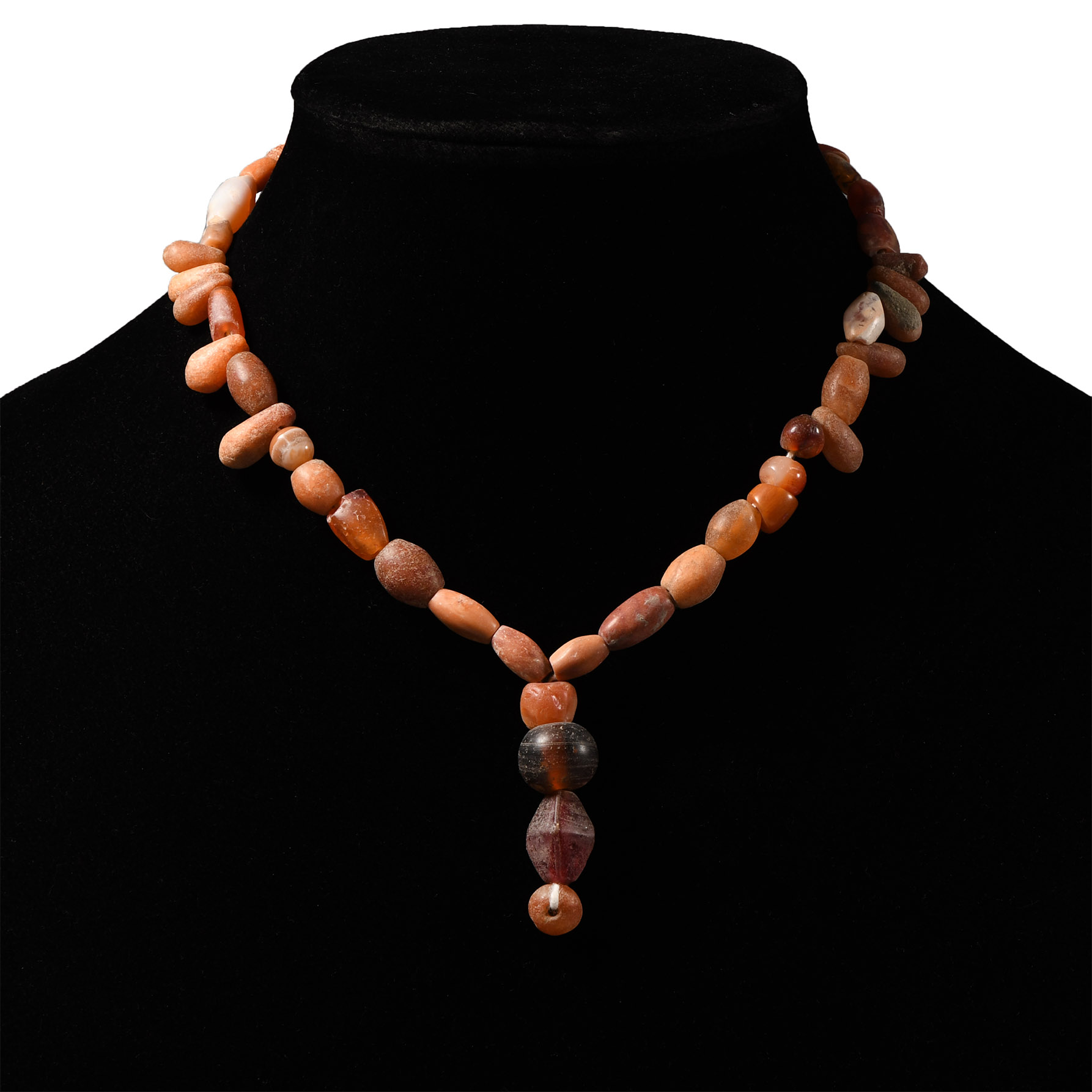 Western Asiatic Stone Bead Necklace String