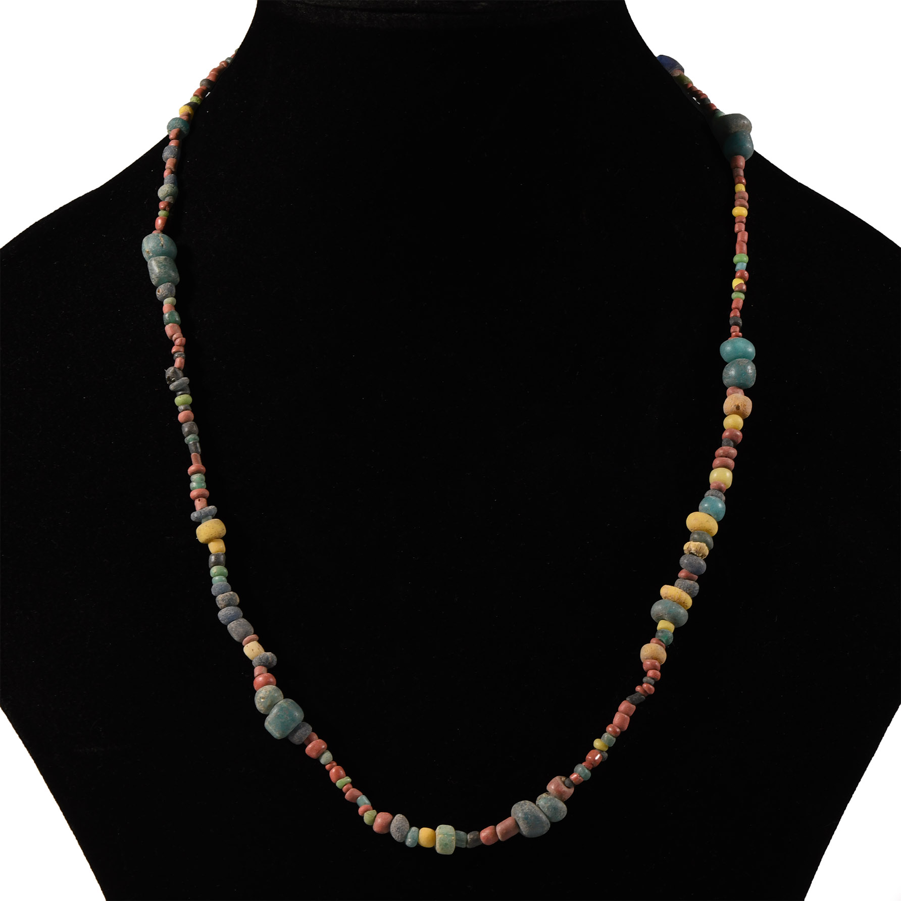 Western Asiatic Glass and Other Bead Necklace String