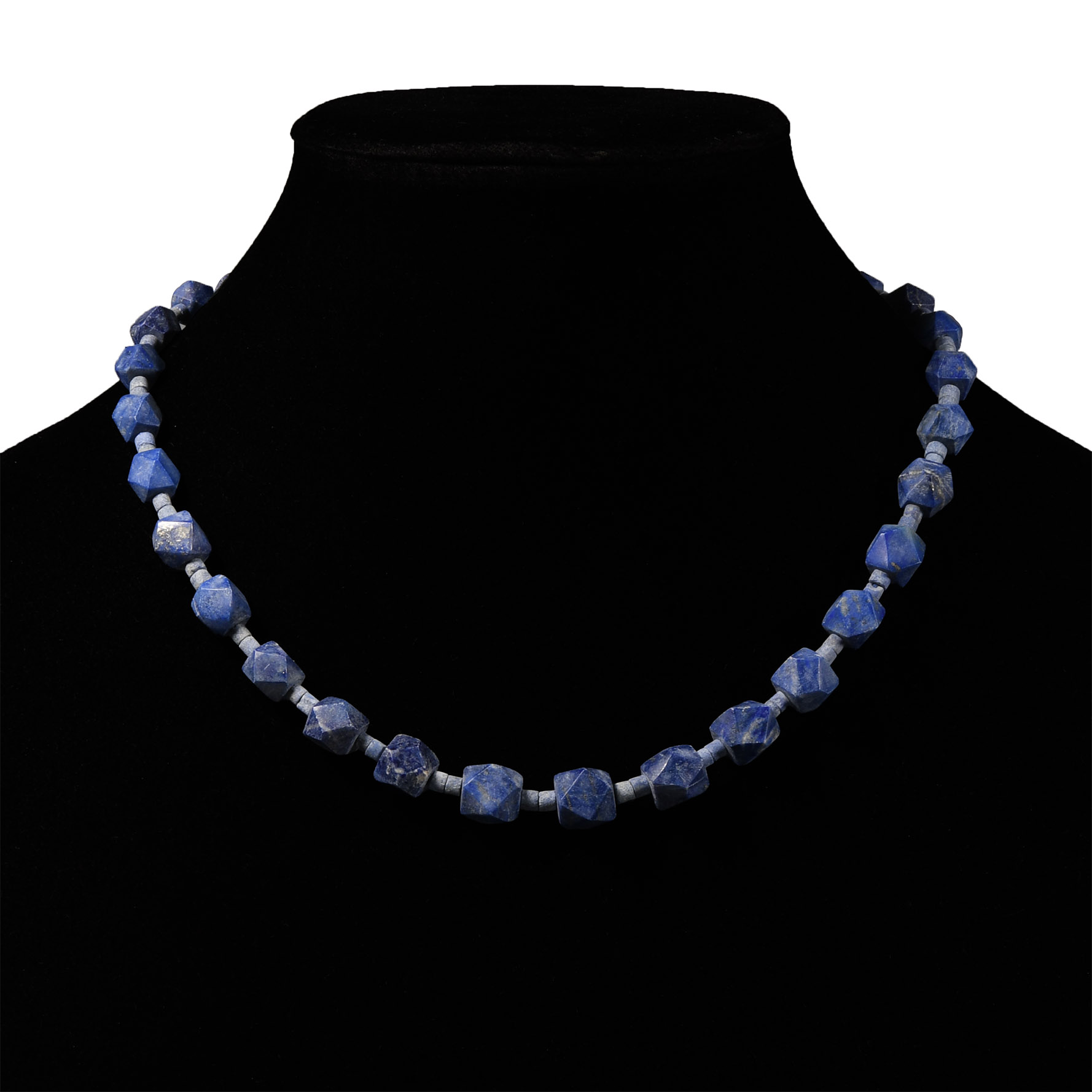 Bactrian Style Lapis Lazuli Bead Necklace String