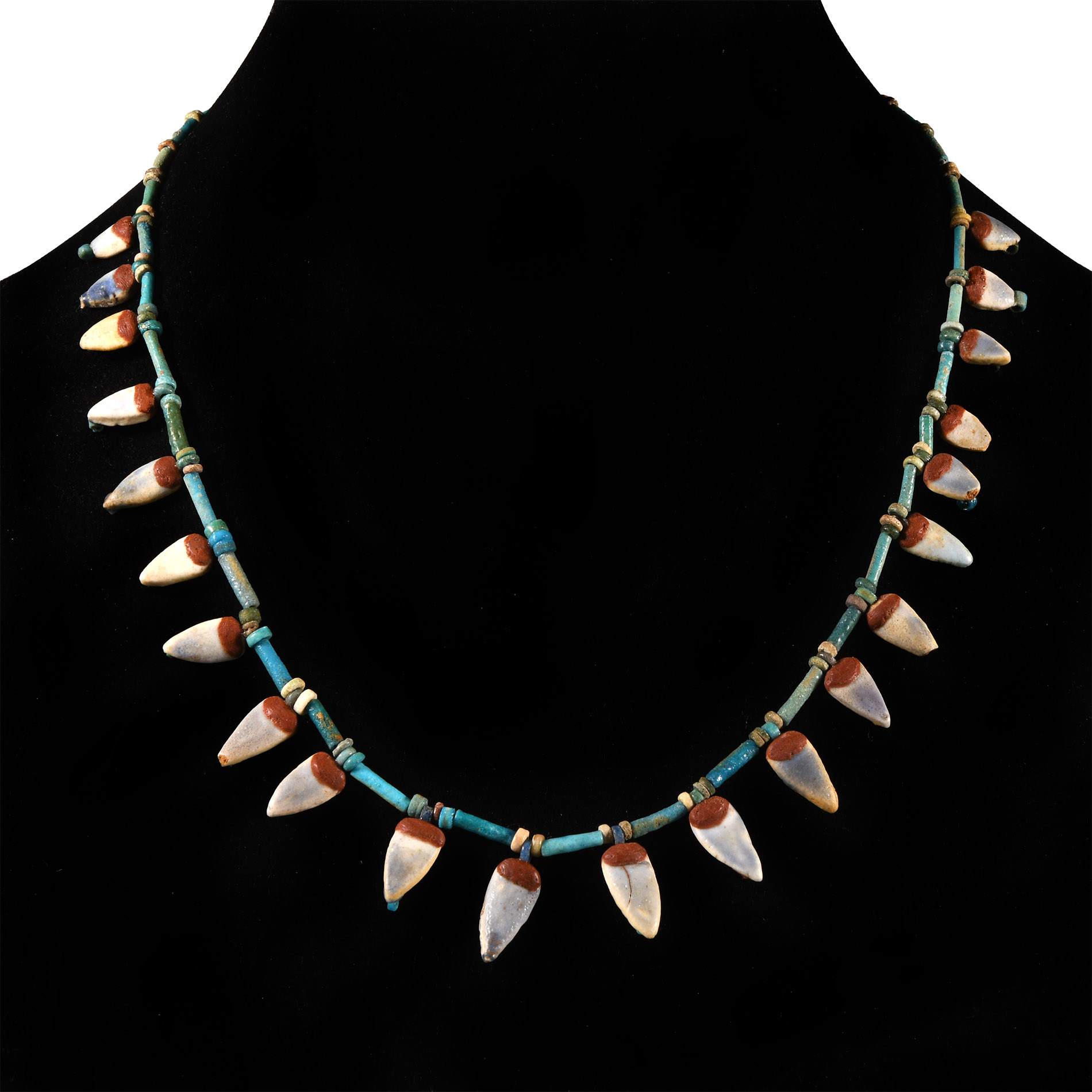 Egyptian Amarna Period Beaded Fruit Necklace