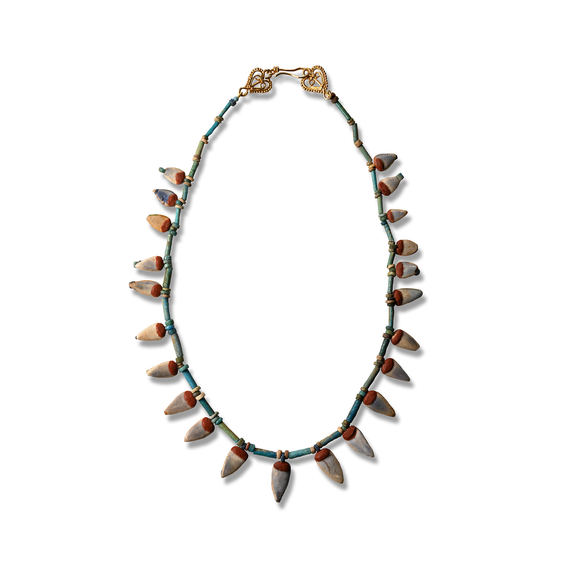 Egyptian Amarna Period Beaded Fruit Necklace