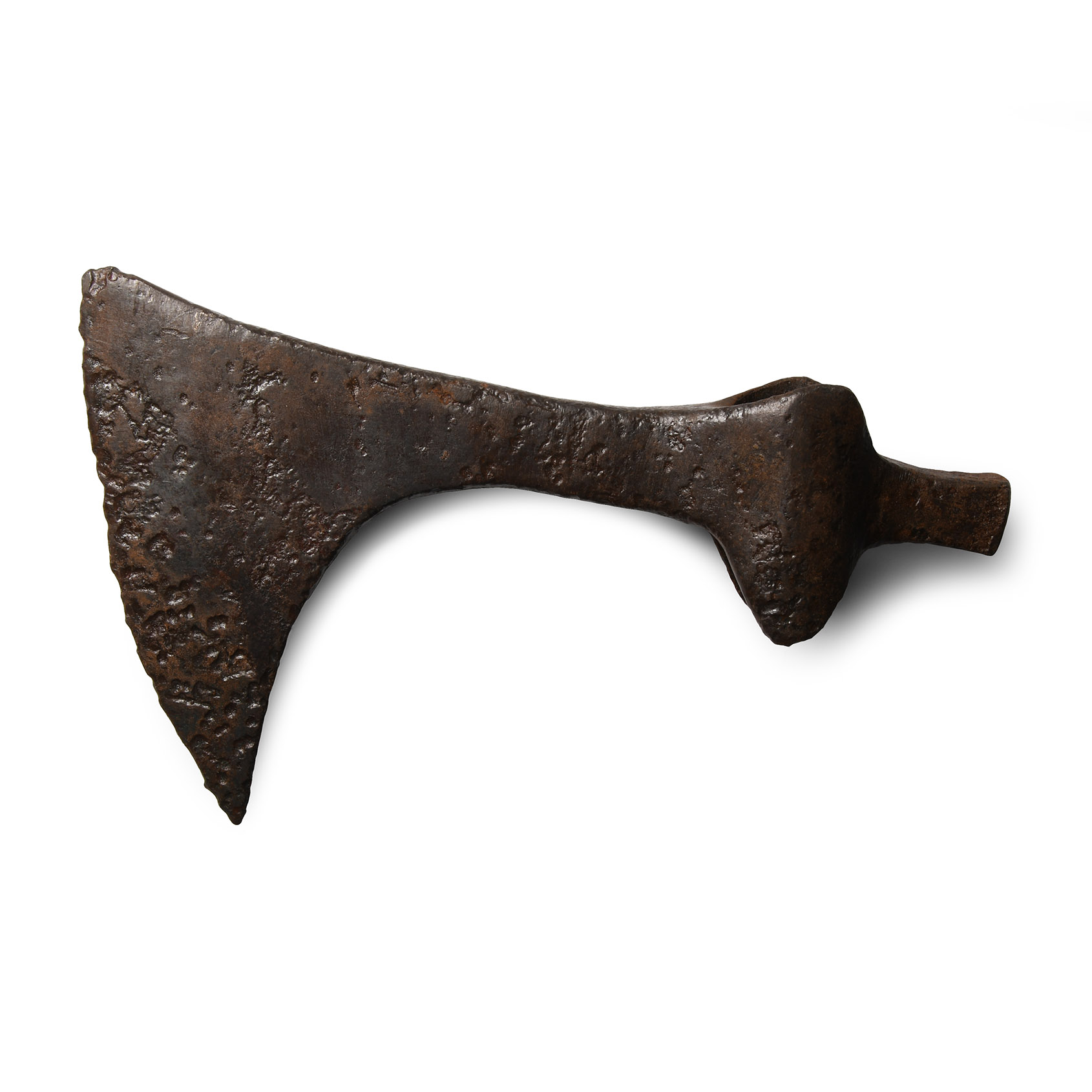 Viking Period Iron Broad Baltic Axe-Hammer
