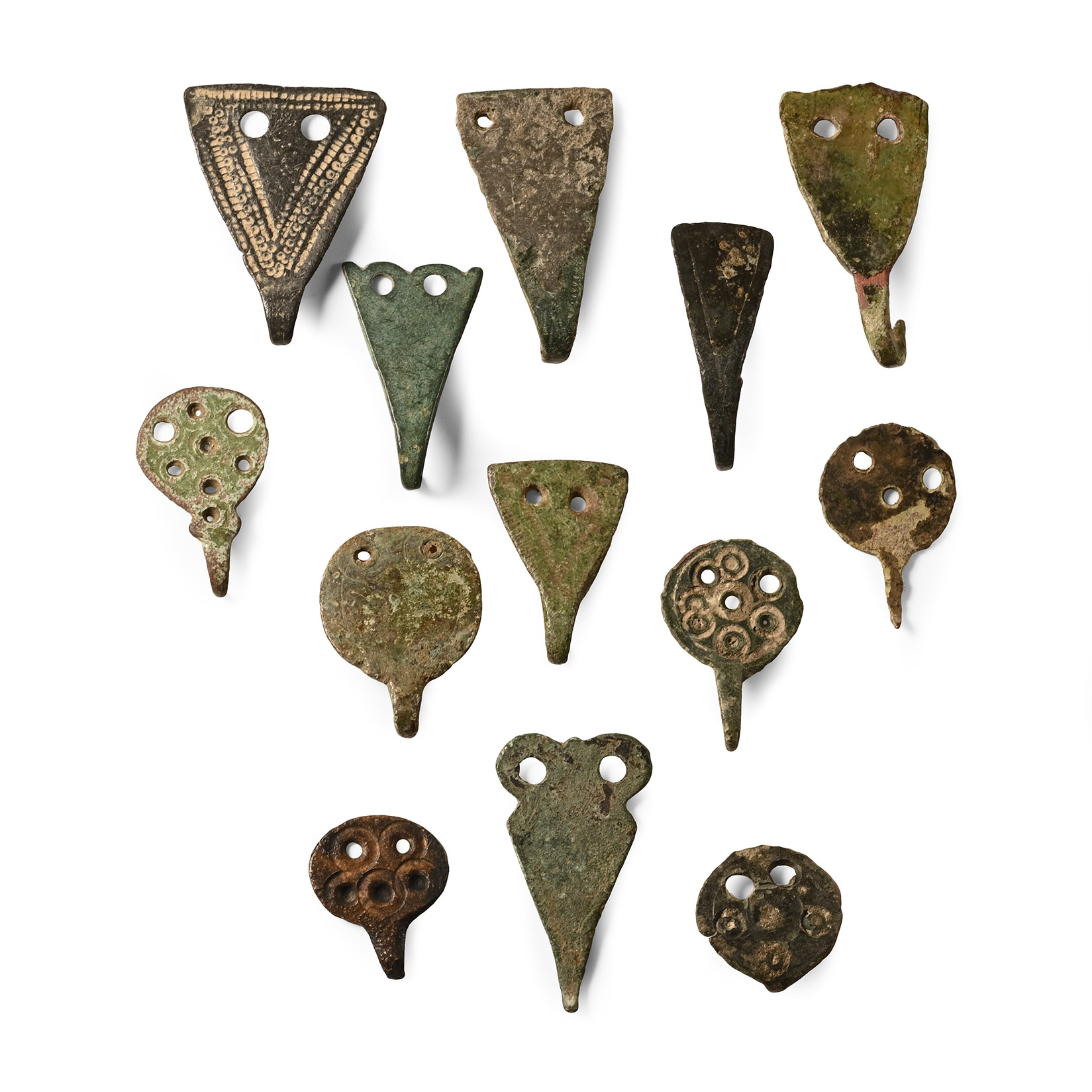 Anglo-Saxon Bronze 'Published' Clothes Fastener Collection