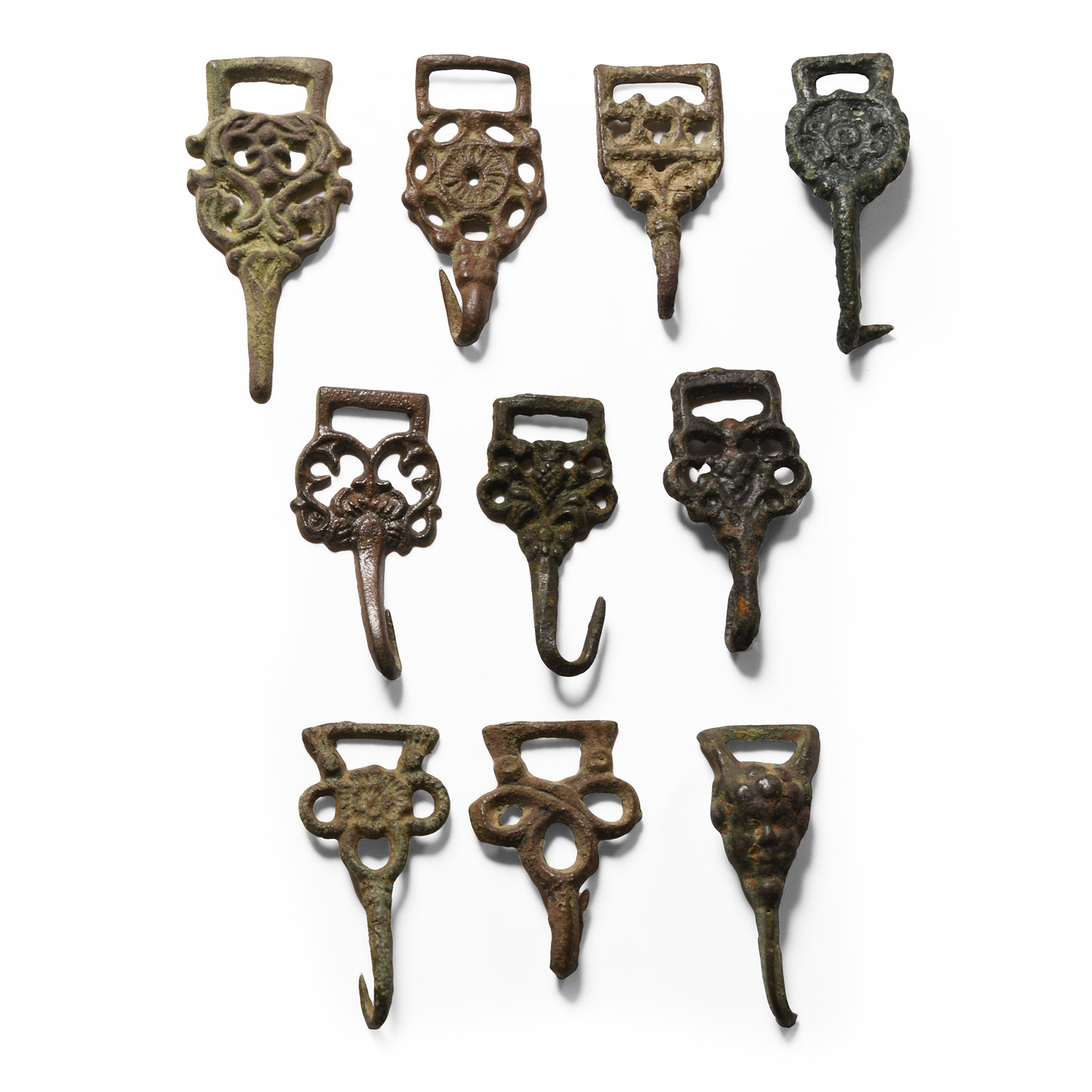 Tudor 'Published' Bronze Clothes Fastener Collection