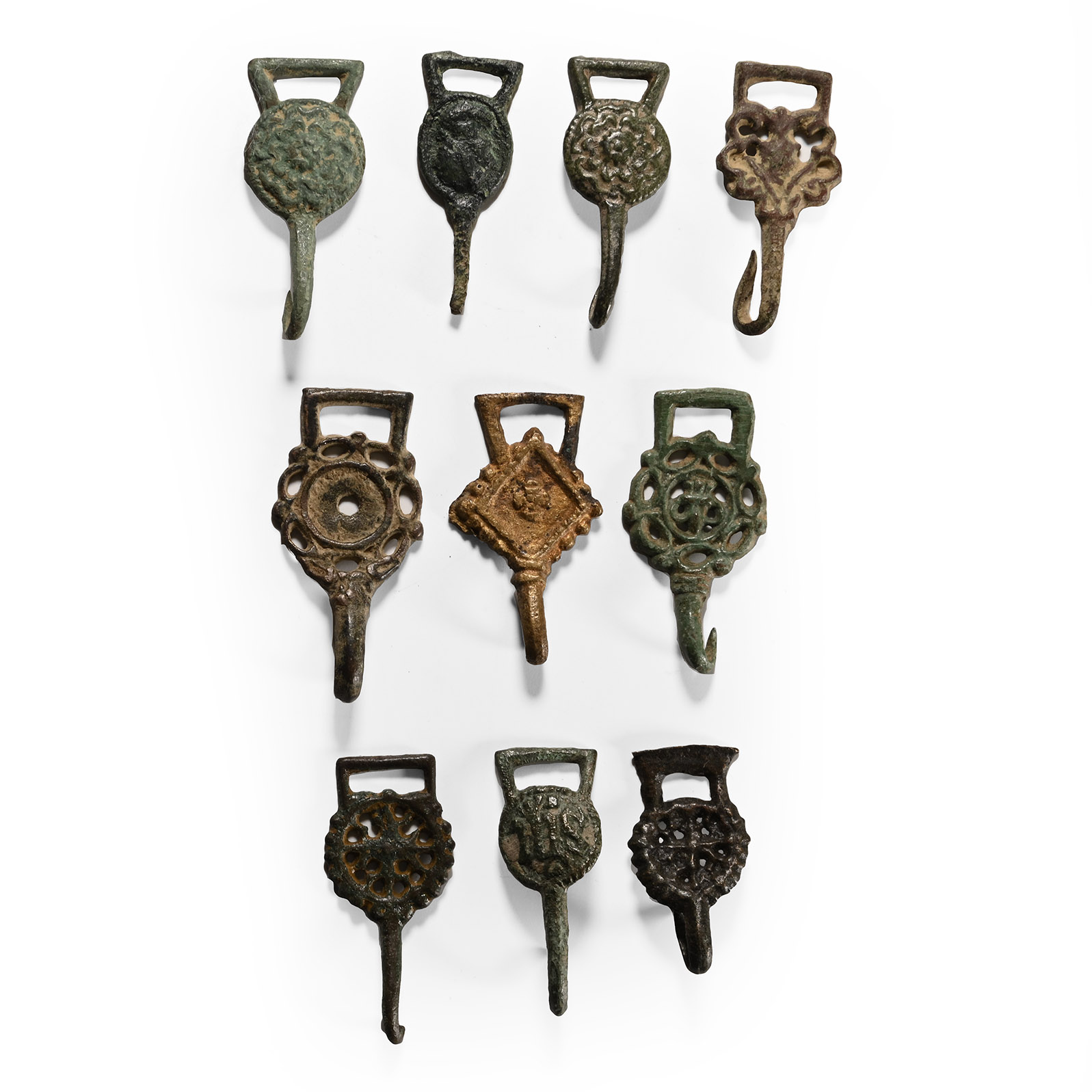 Tudor 'Published' Bronze Clothes Fastener Collection