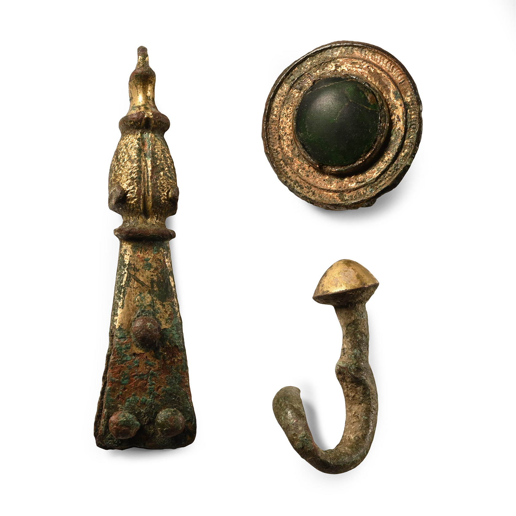 Anglo-Norman and Medieval Gilt Bronze Artefact Collection