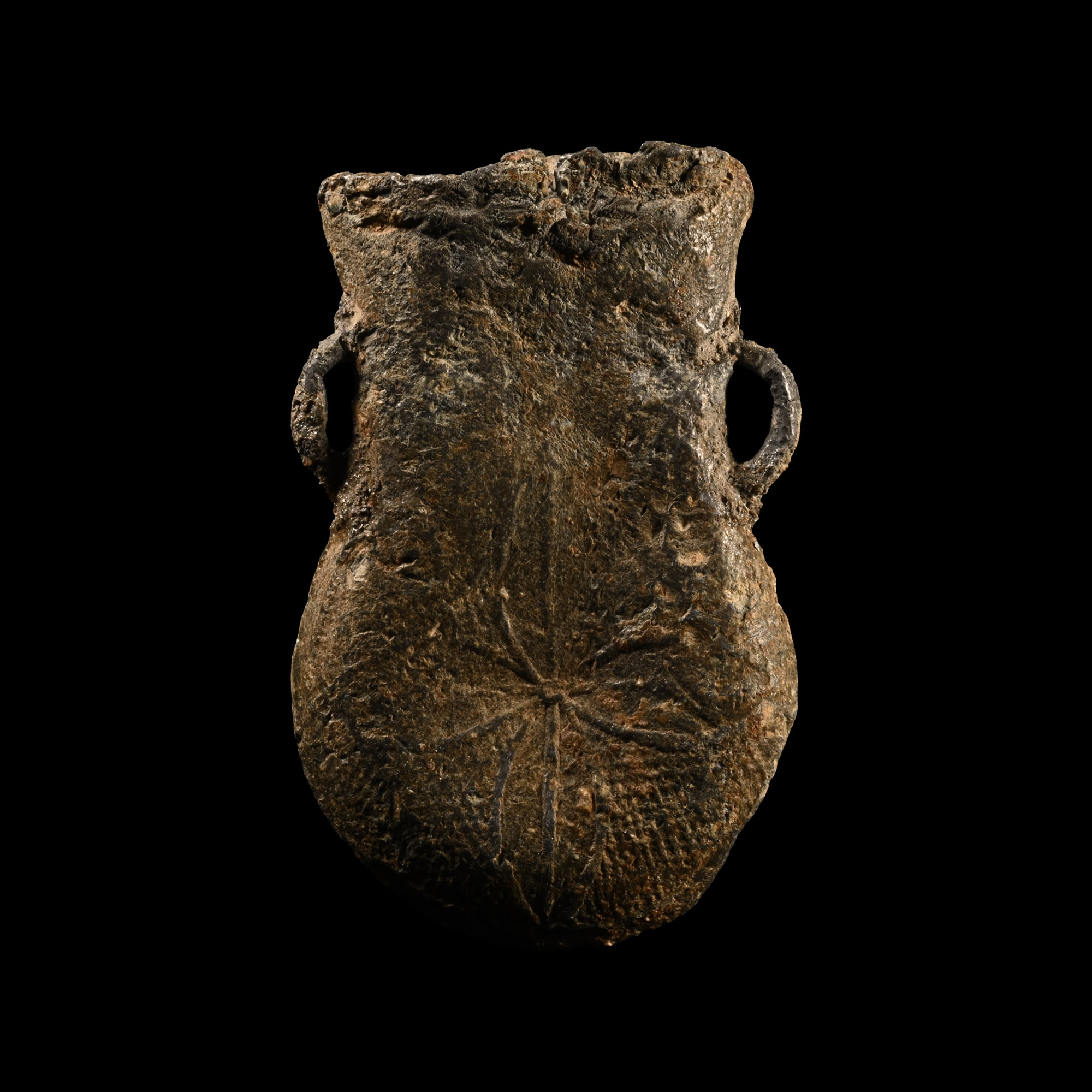 Medieval Lead Pilgrim's Holy Water Ampula
