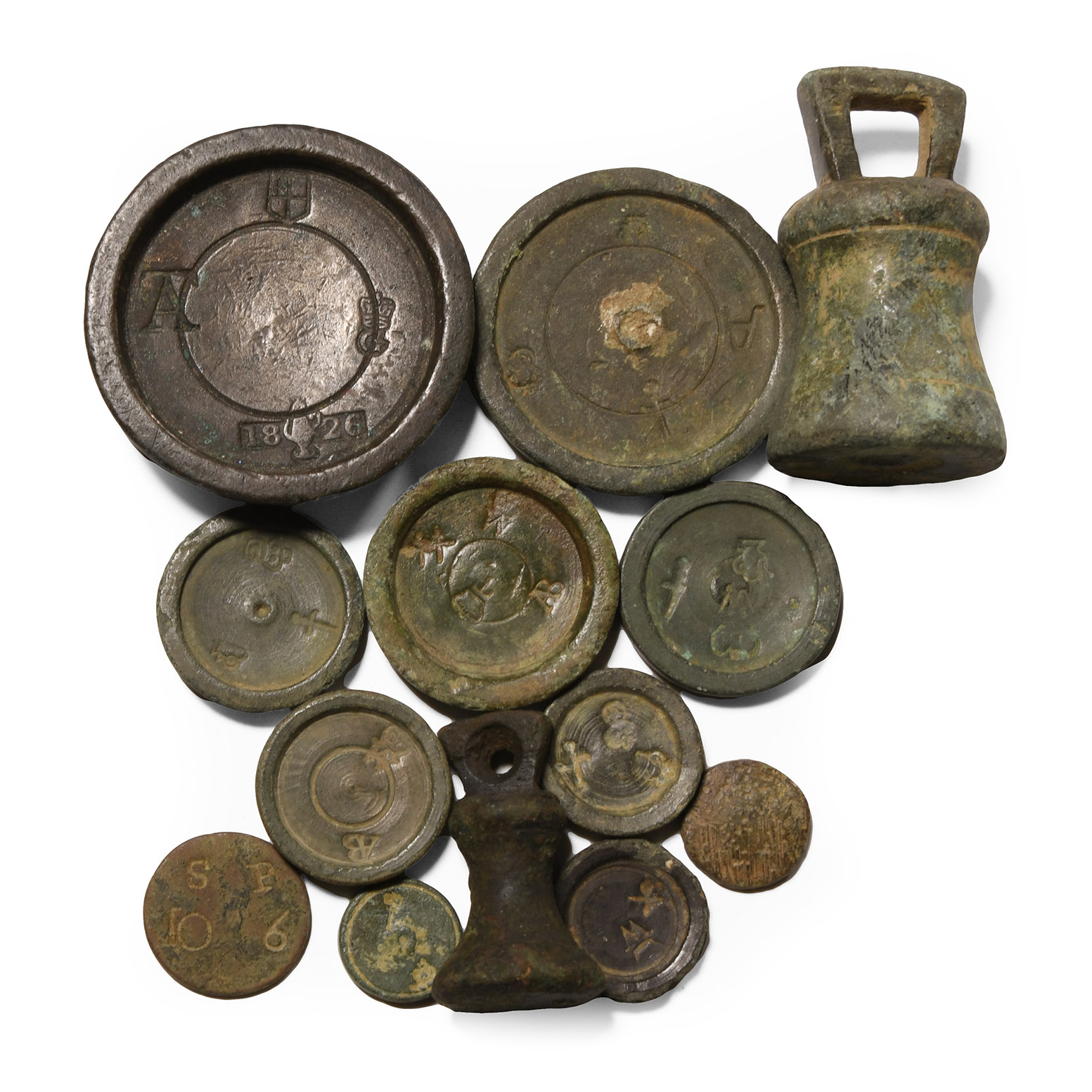Post Medieval Mixed Bronze Weight Collection