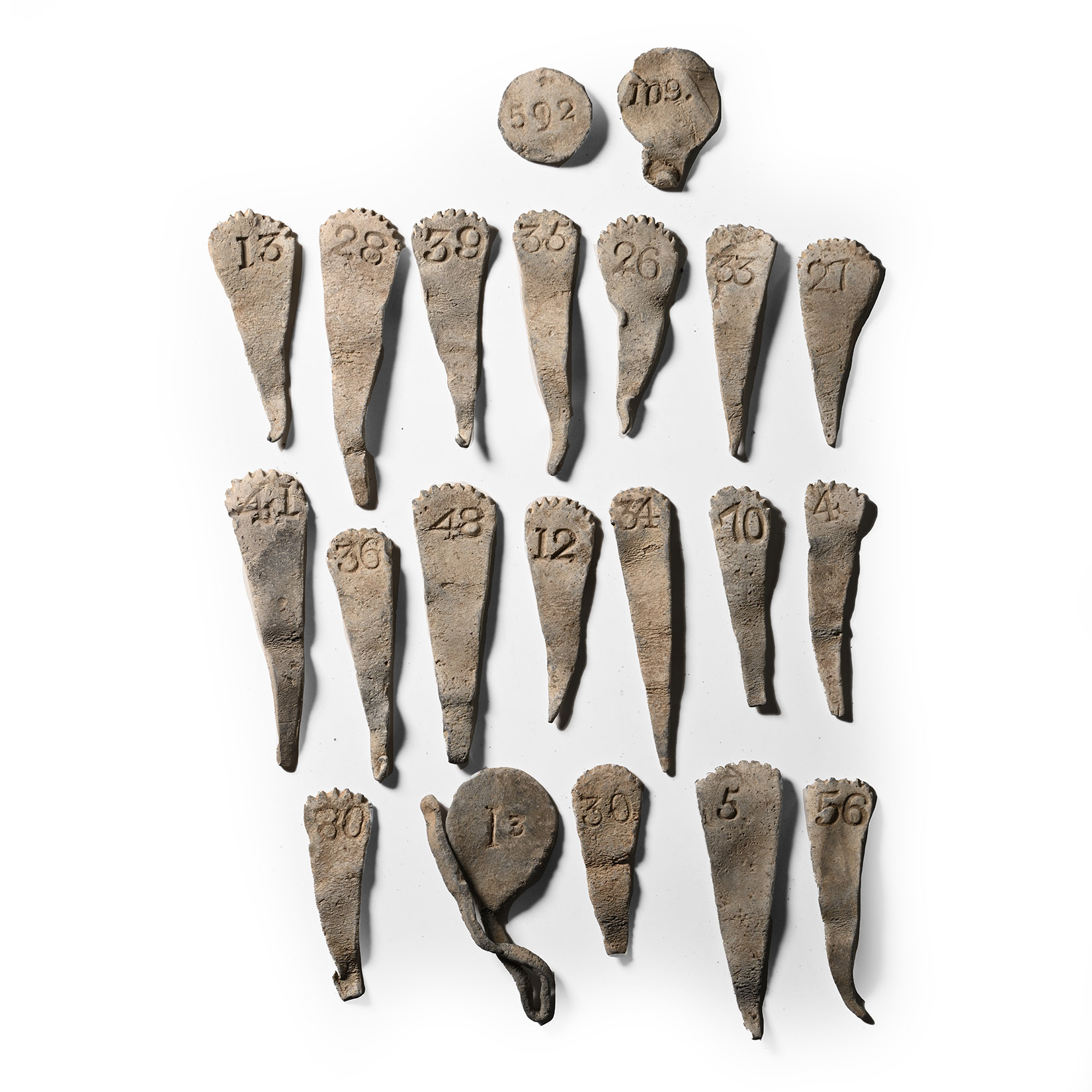 Post Medieval Lead Agricultural Tag Collection