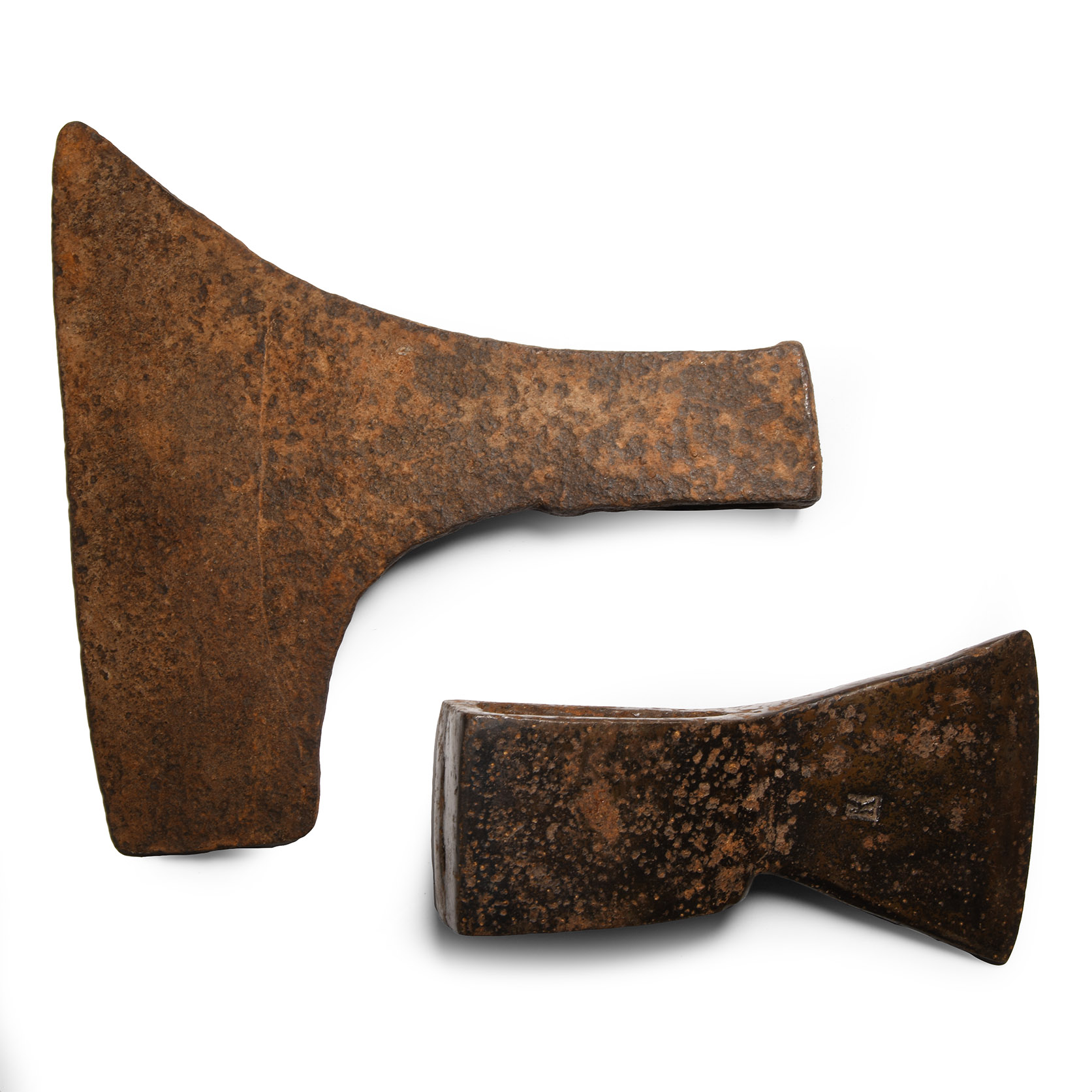 Post Medieval Iron Axehead Group