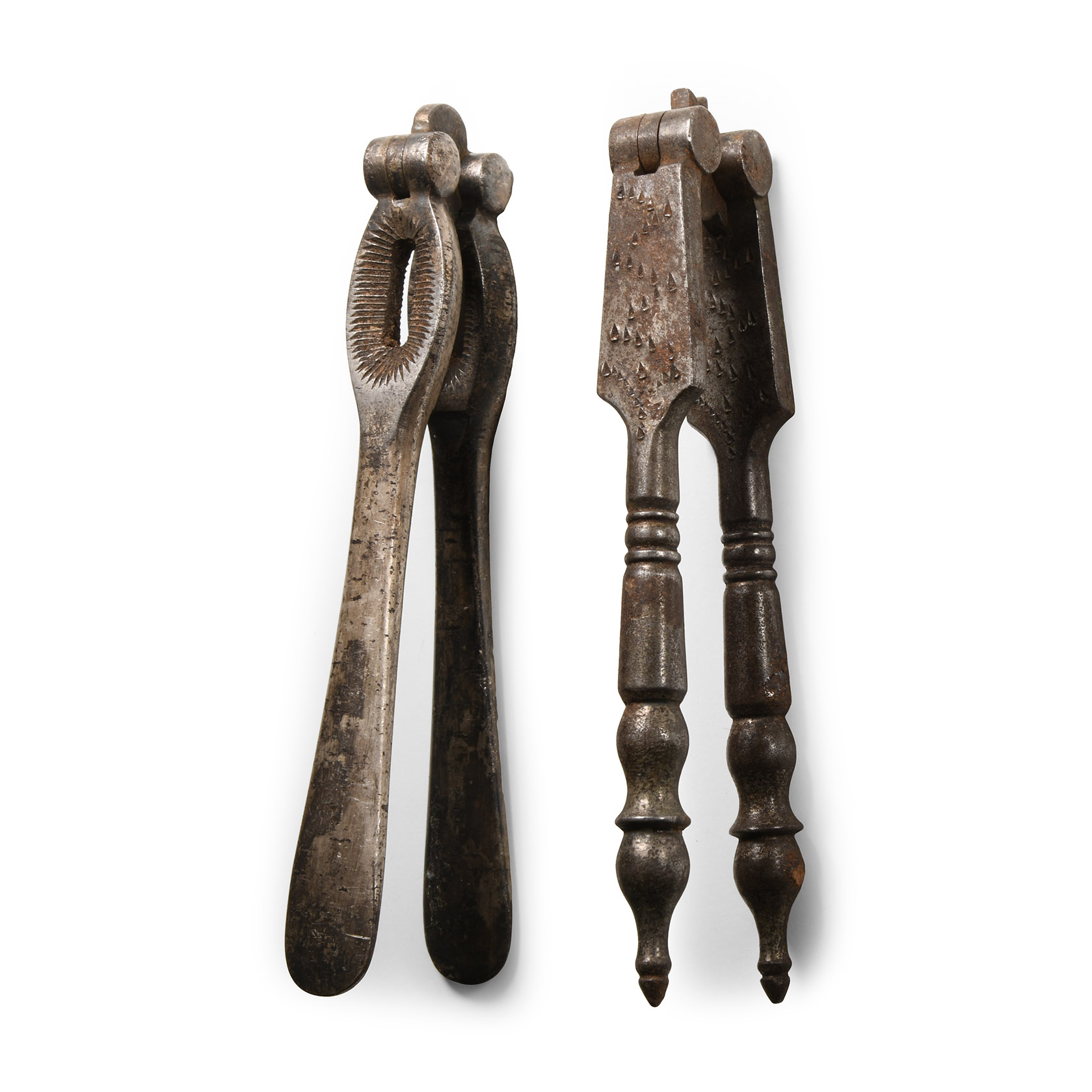 Post Medieval Iron Nutcracker Pair
