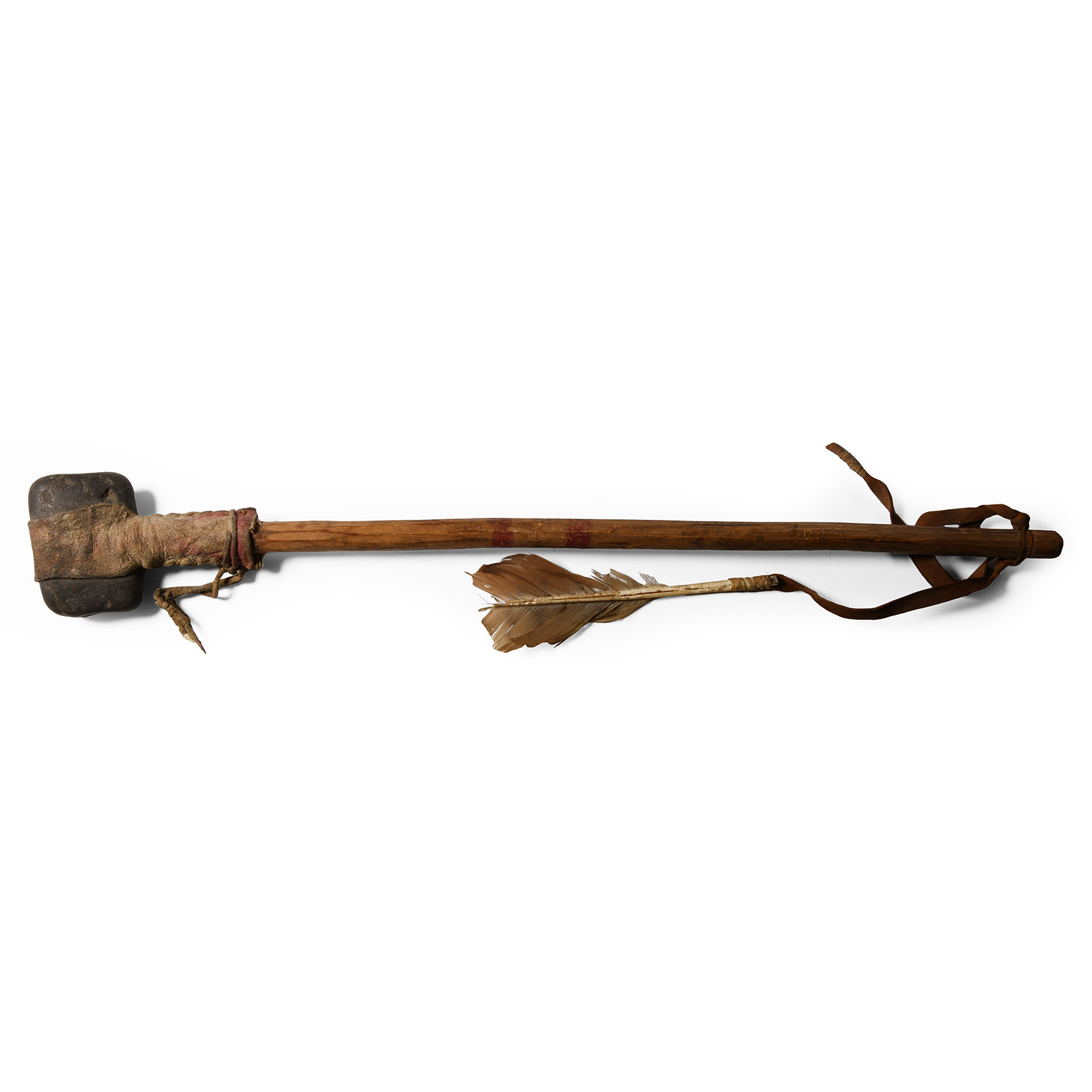 North American Stone and Wood War Hammer