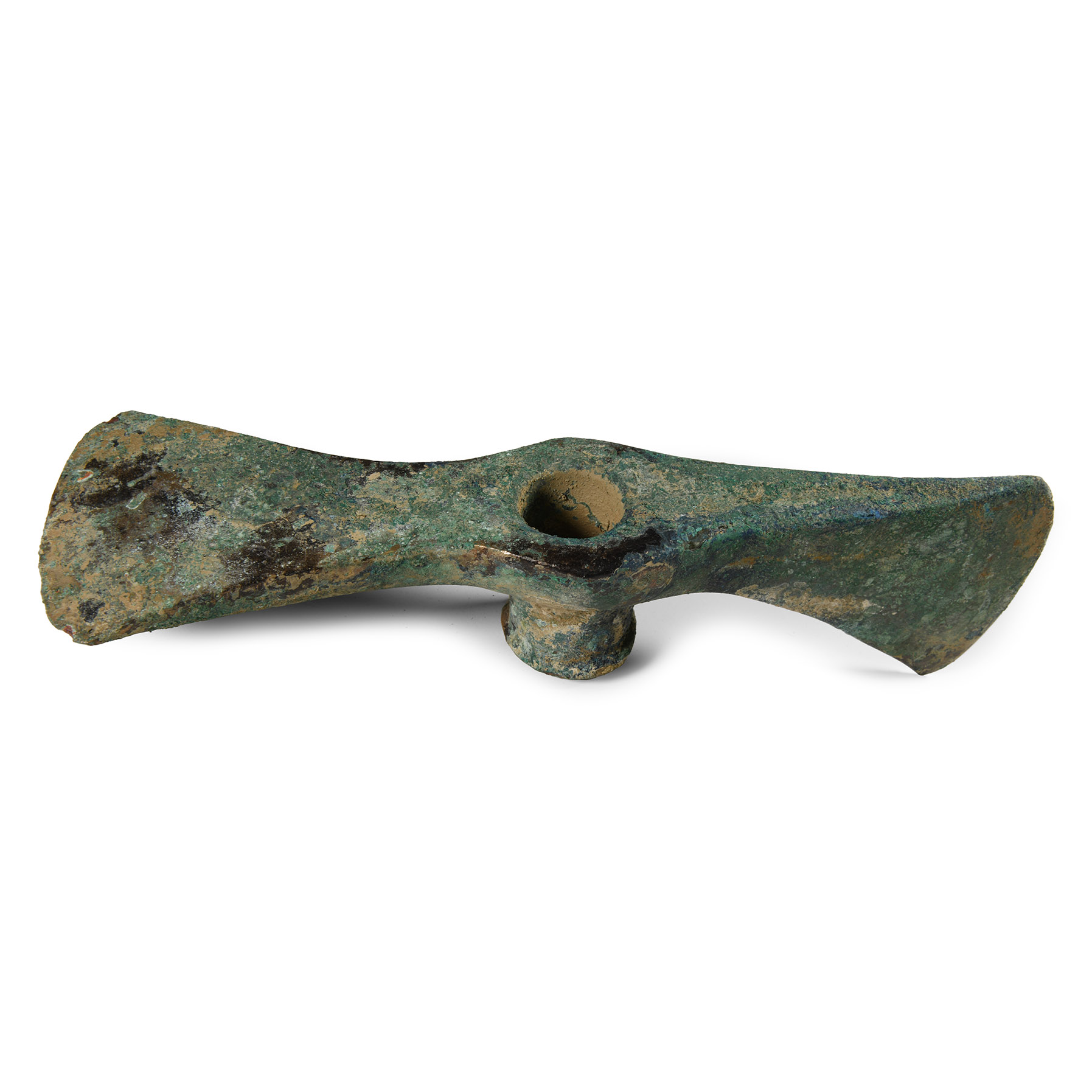 Large Luristan Bronze Adze-Axehead
