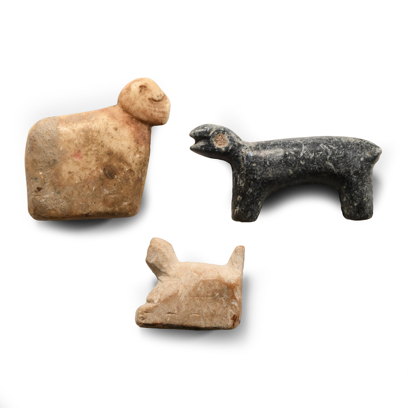 Western Asiatic Stone Animal Amulet Group